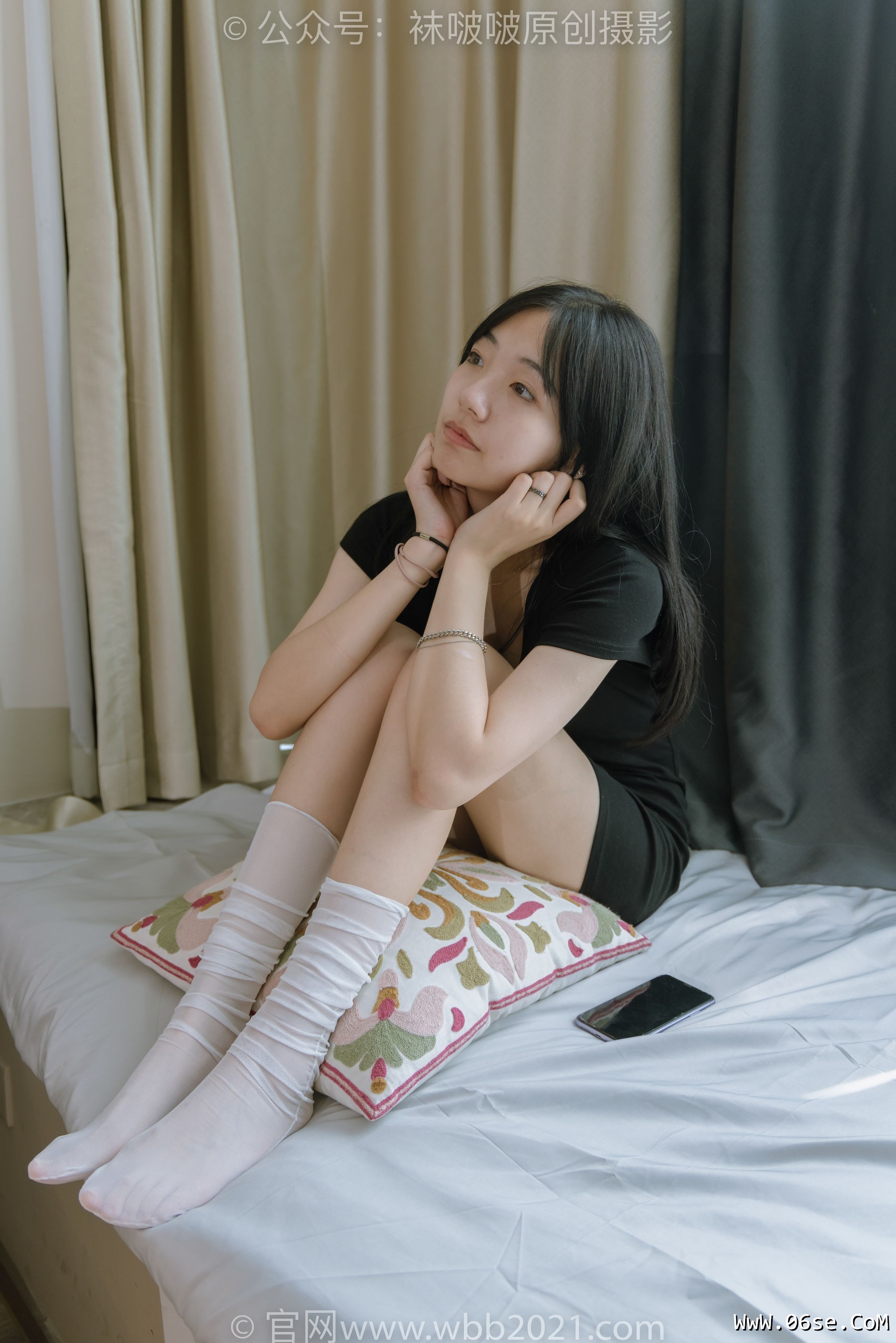 图片[10]-BoBoSocks袜啵啵 No.363 小甜豆 -两双平底鞋、黑色船袜、裸足[140P]-六色网