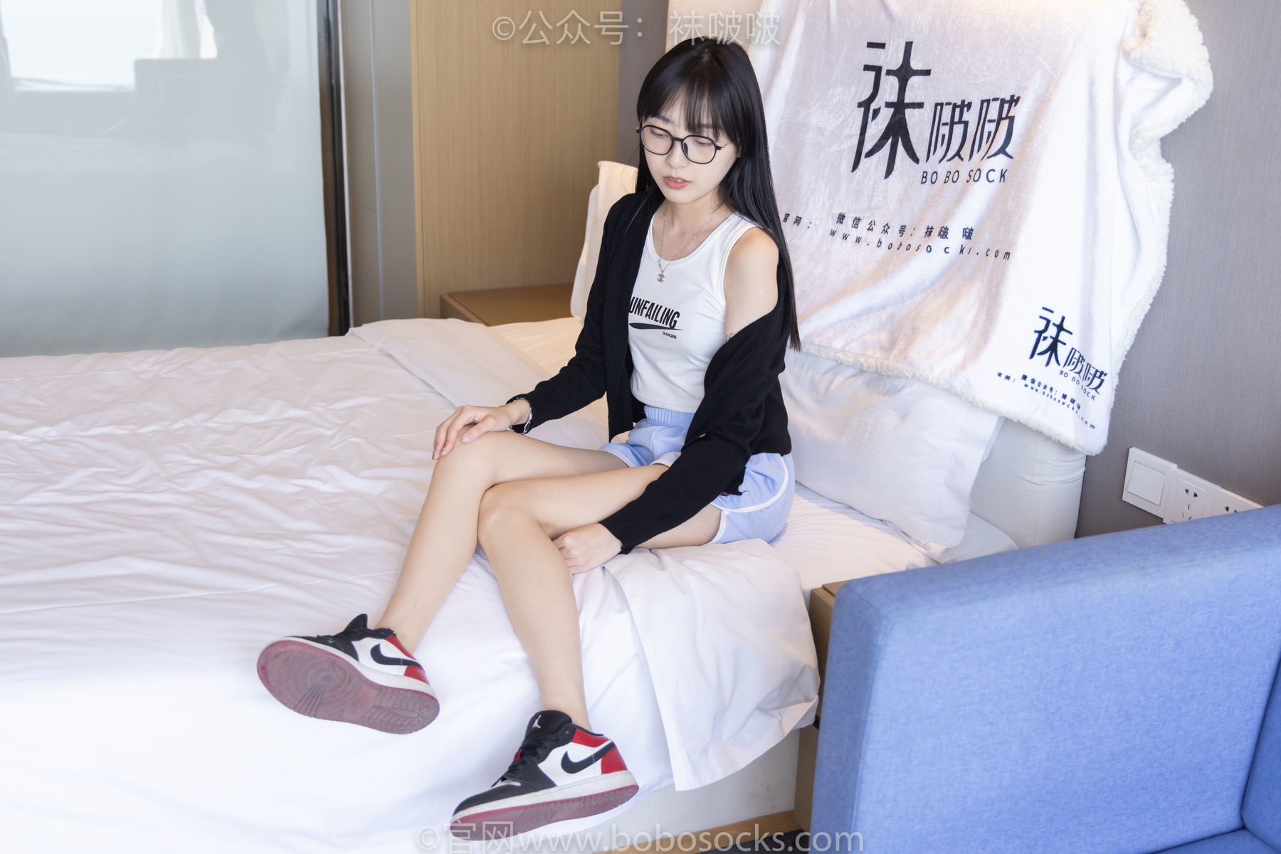图片[109]-BoBoSocks袜啵啵 No.081 稚予- AJ、浅黄色短棉袜、浅蓝色短棉袜、裸足[145P]-六色网