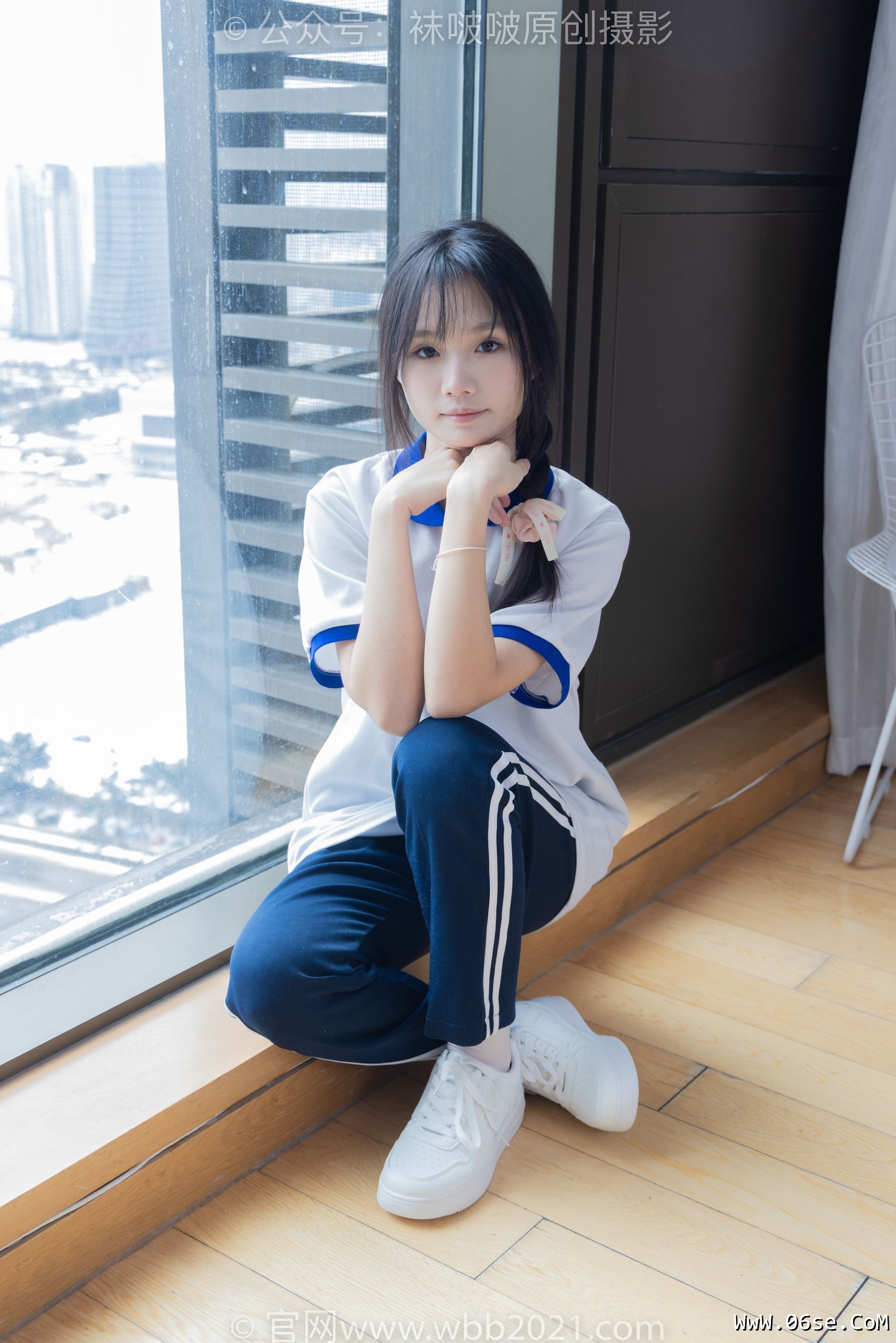 图片[37]-BoBoSocks袜啵啵 No.366 甜甜圈 -三双板鞋、白棉袜、短白丝[150P]-六色网