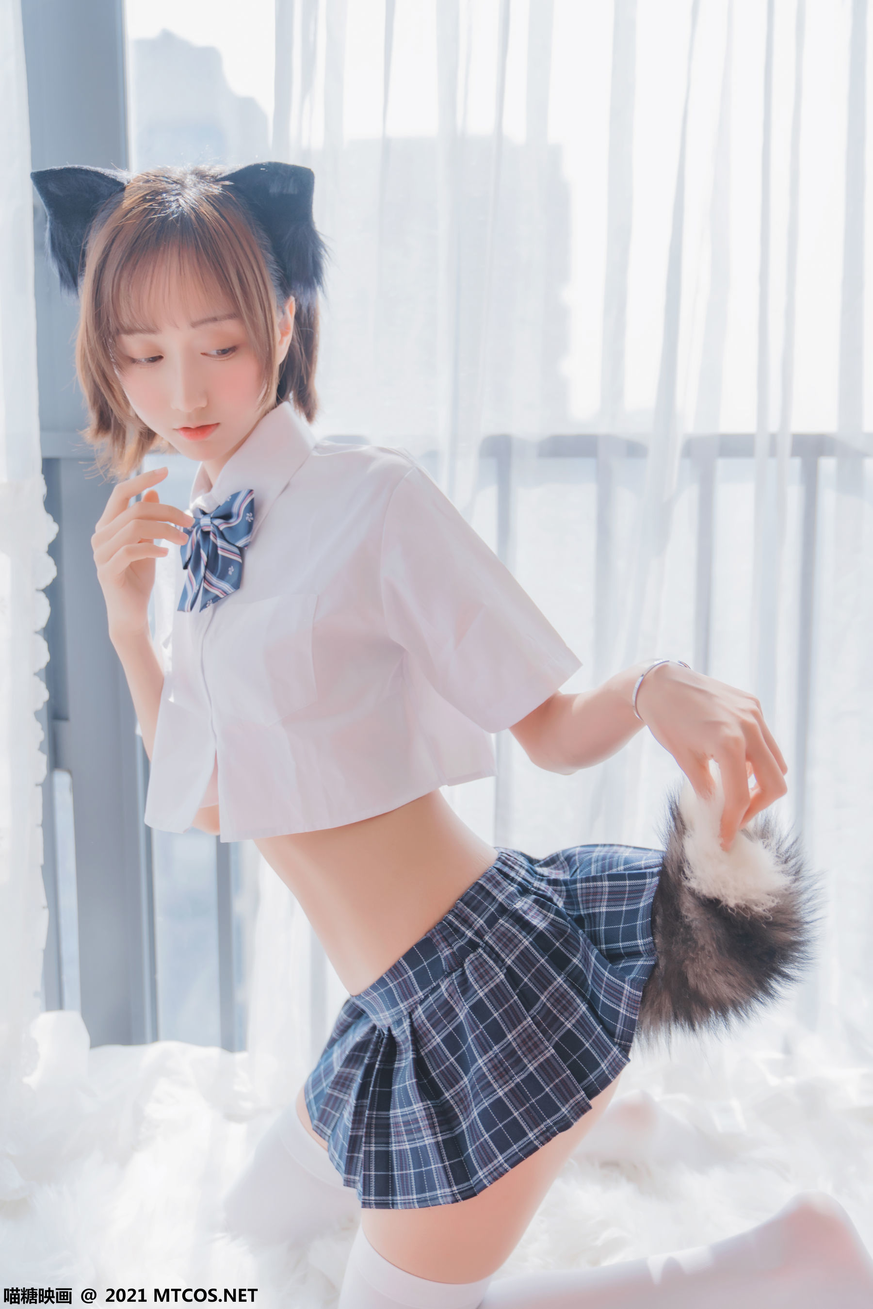 喵糖映画 VOL.436 猫儿少女 [33P]-六色网