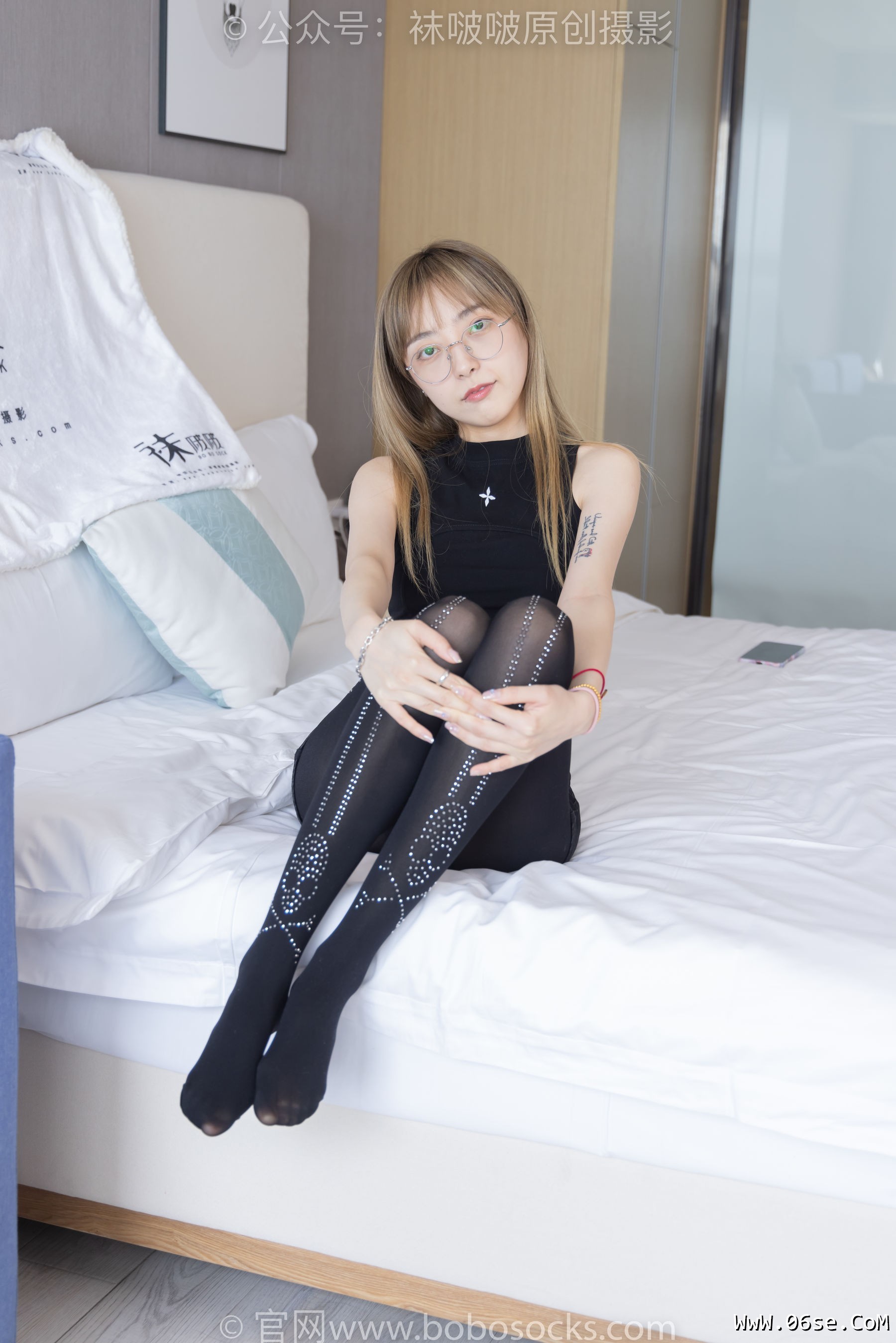 图片[12]-BoBoSocks袜啵啵 No.219 稚予-板鞋、拖鞋、厚黑丝、蕾丝黑丝[140P]-六色网