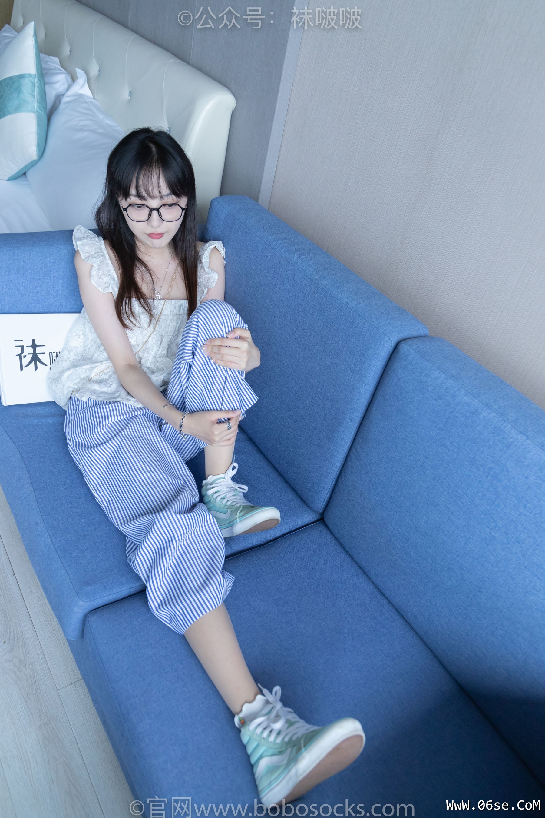 图片[11]-BoBoSocks袜啵啵 No.027 稚予- vans、白色棉袜、肉丝[136P]-六色网