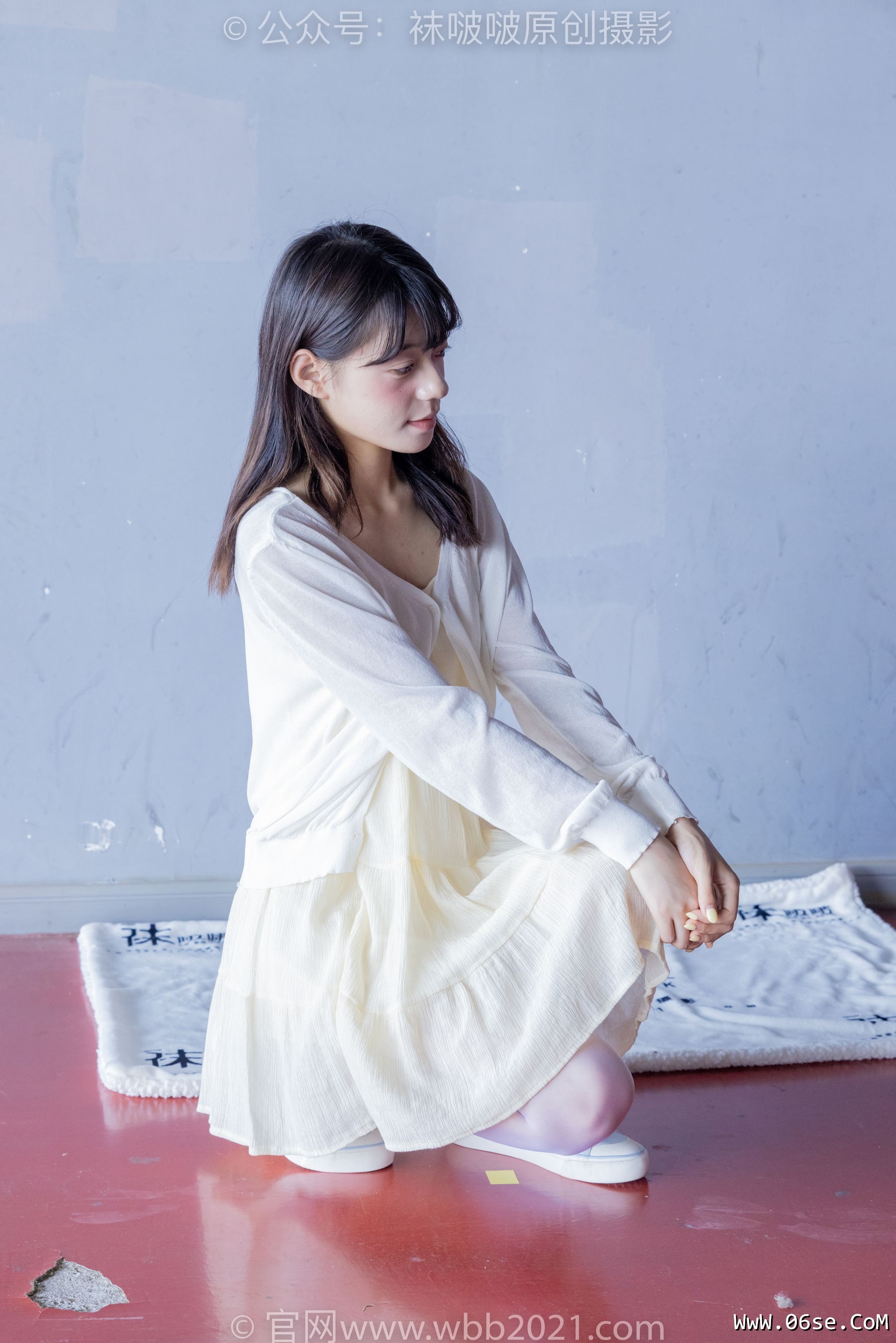 图片[98]-BoBoSocks袜啵啵 No.395 糯米 -板鞋、白丝[145P]-六色网
