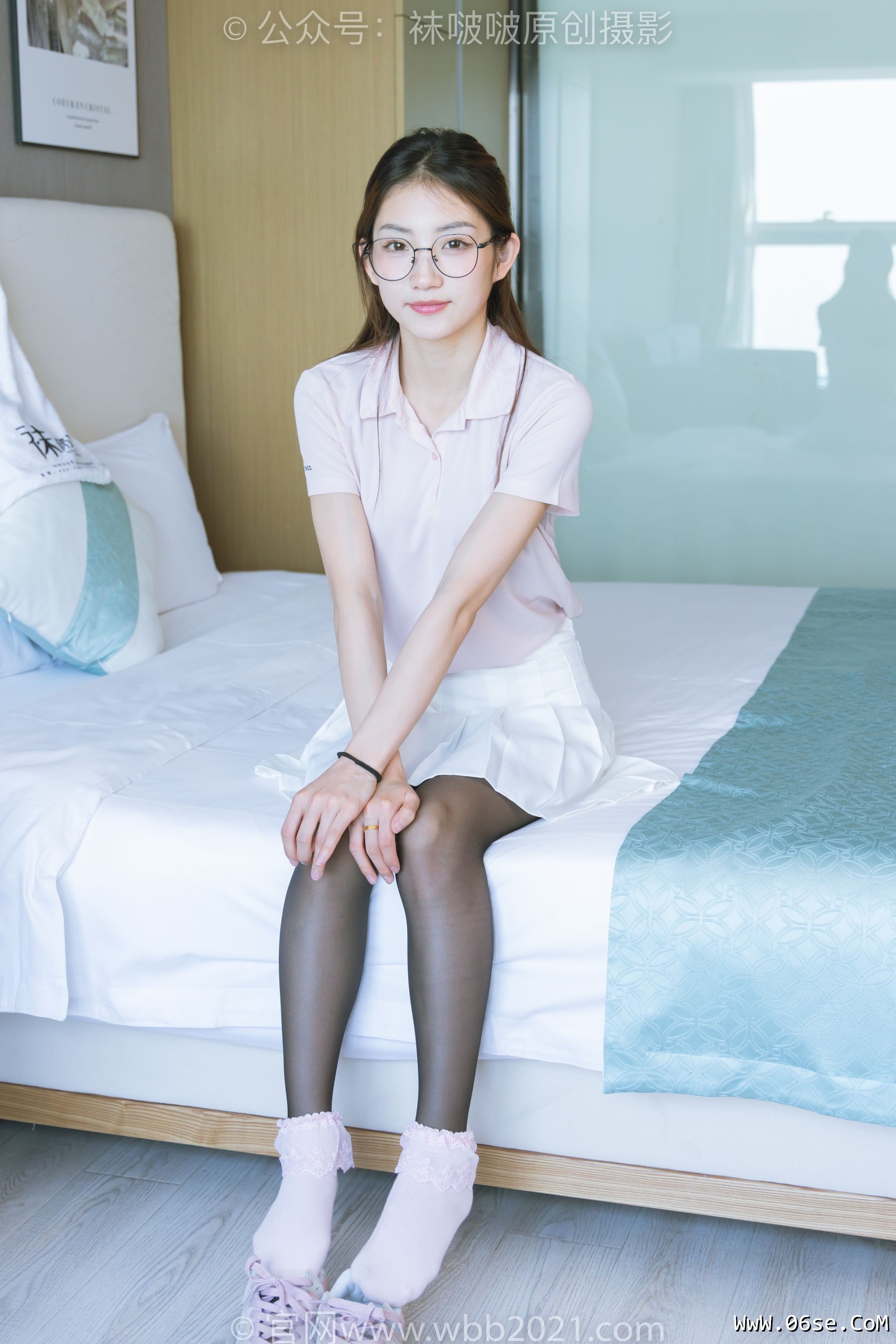 图片[66]-BoBoSocks袜啵啵 No.273 小沫 -运动鞋、粉色棉袜、黑丝[143P]-六色网
