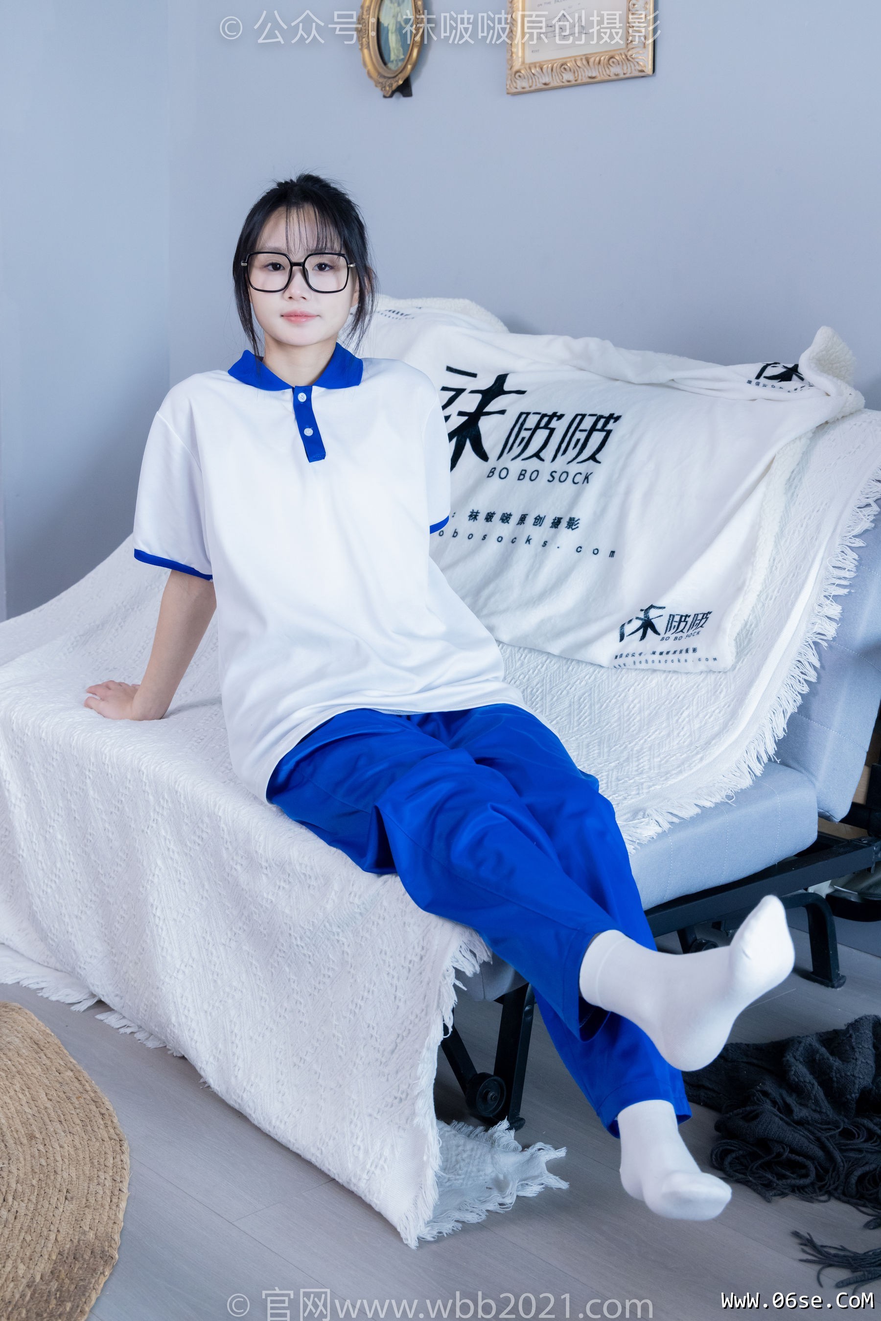 图片[138]-BoBoSocks袜啵啵 No.351 甜甜圈 -板鞋、白棉袜、肉丝、校服裤里丝[150P]-六色网