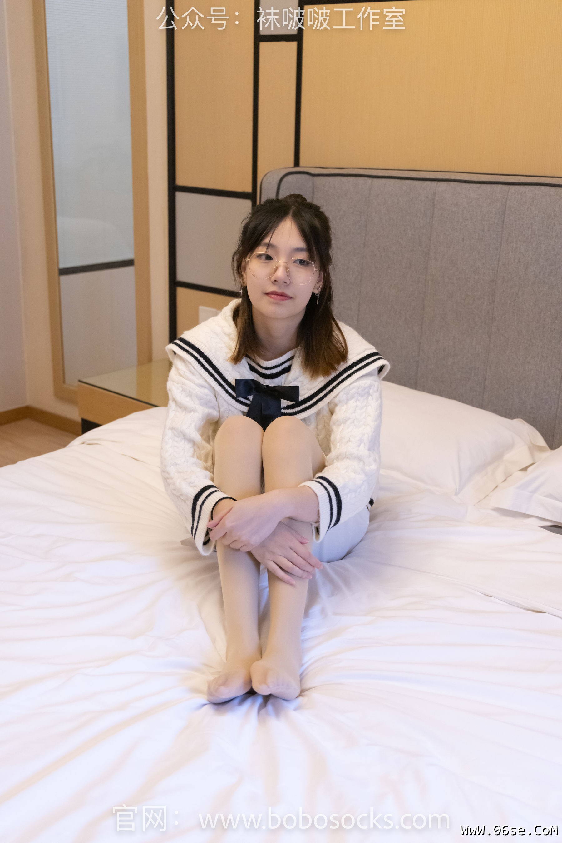 图片[37]-BoBoSocks袜啵啵 No.117 小甜豆-黑皮鞋、厚肉丝[135P]-六色网
