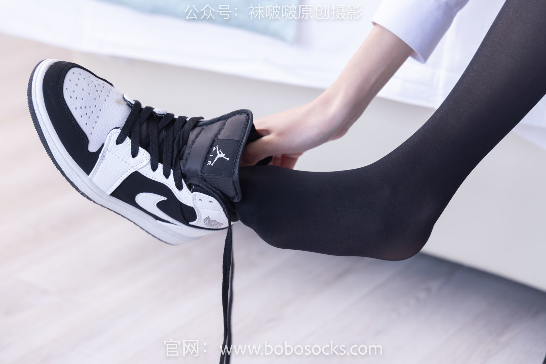图片[64]-BoBoSocks袜啵啵 No.132 小甜豆-aj1板鞋、蓝色短靴、厚黑丝、厚红丝[145P]-六色网