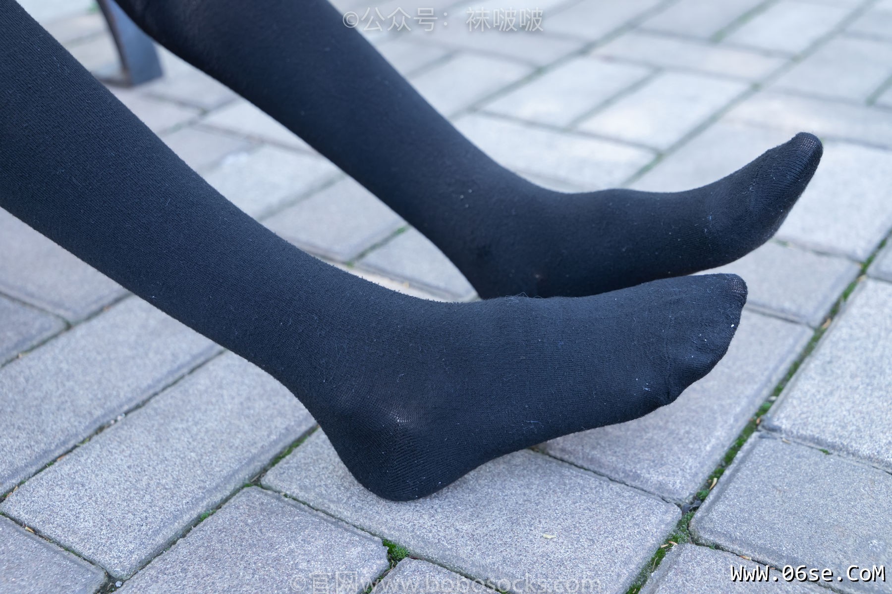 图片[69]-BoBoSocks袜啵啵 No.007 稚予-JK制服、皮鞋、黑色中筒棉袜、肉丝[143P]-六色网