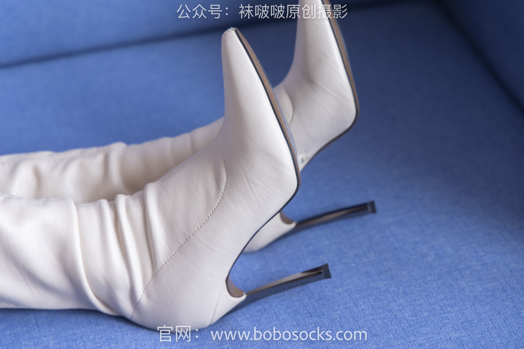 图片[123]-BoBoSocks袜啵啵 No.136 小甜豆-高跟长靴、白棉袜、裸足[200P]-六色网