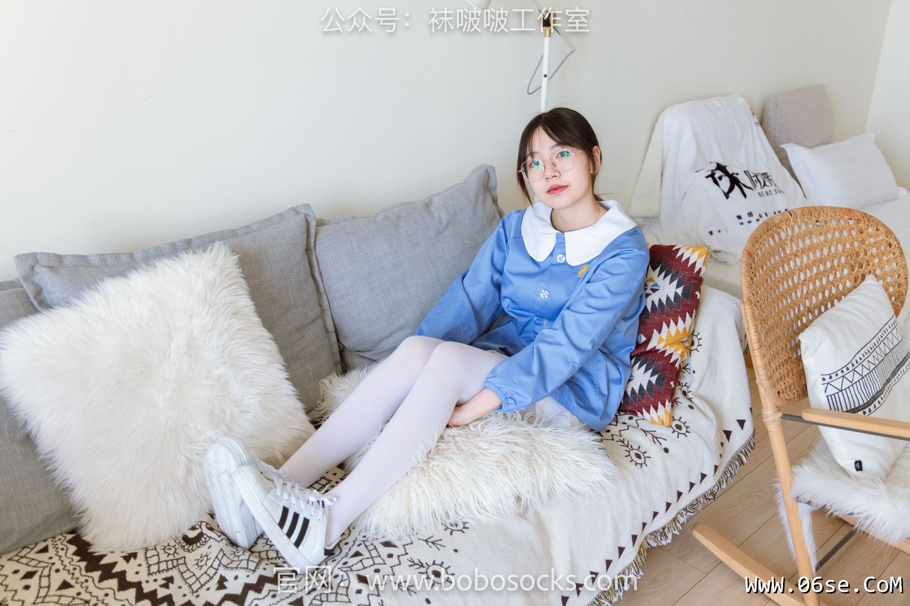 图片[45]-BoBoSocks袜啵啵 No.093 小甜豆-贝壳头、厚白丝[132P]-六色网