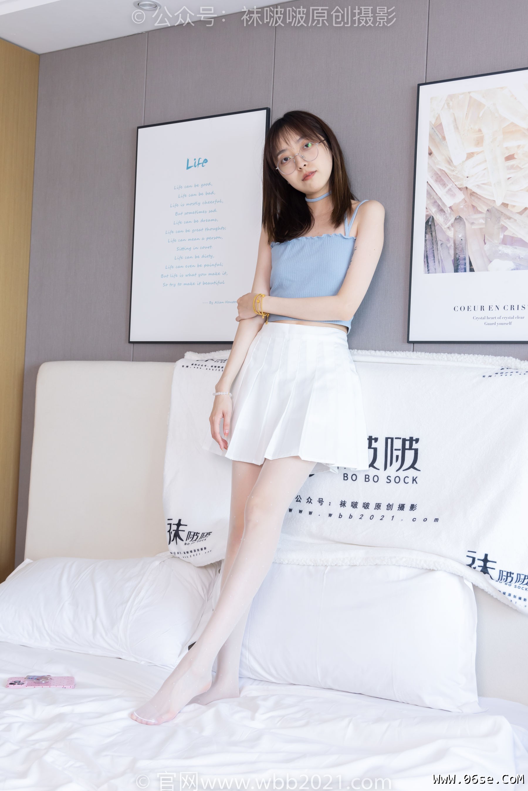 图片[76]-BoBoSocks袜啵啵 No.403 稚予 -高跟鞋、板鞋、波点黑丝、波点白丝[145P]-六色网