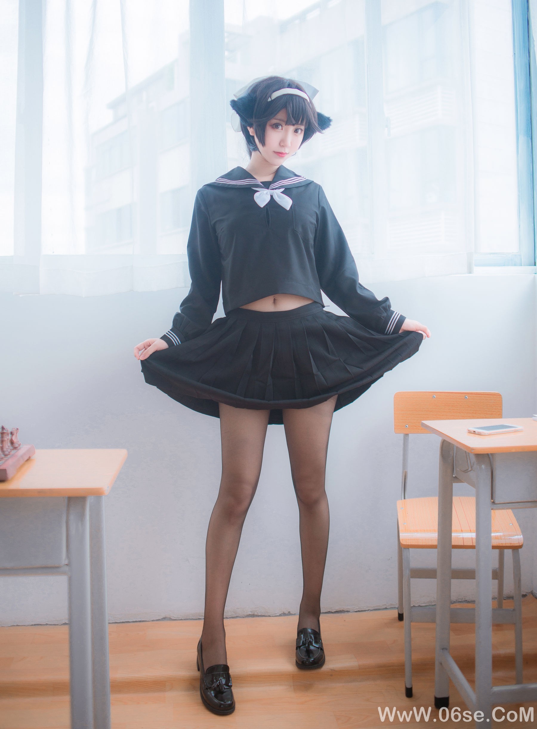 图片[28]-人气Coser黑川 獒犬制服[30P]-六色网