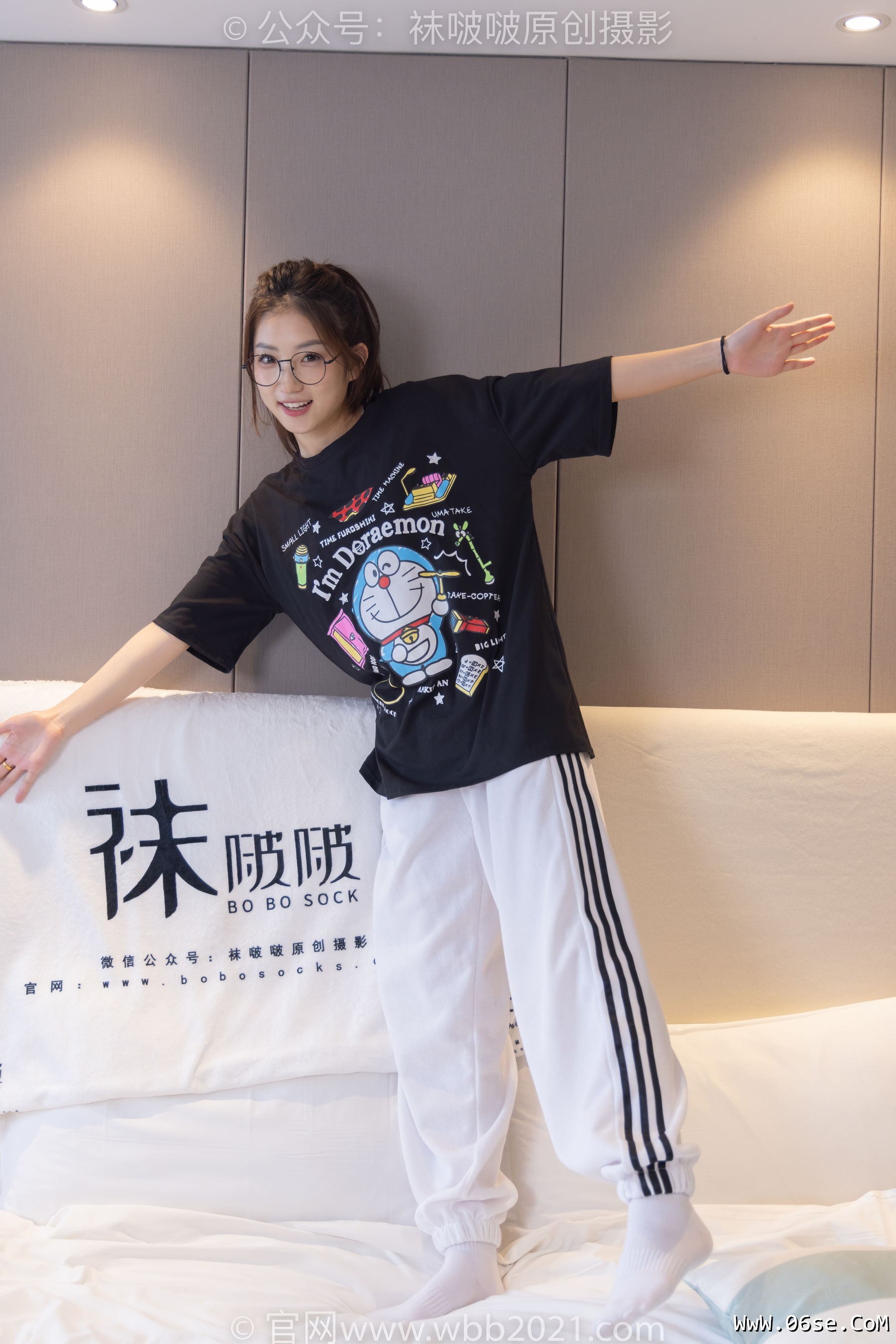 图片[34]-BoBoSocks袜啵啵 No.382 小沫 -板鞋、白棉袜[143P]-六色网