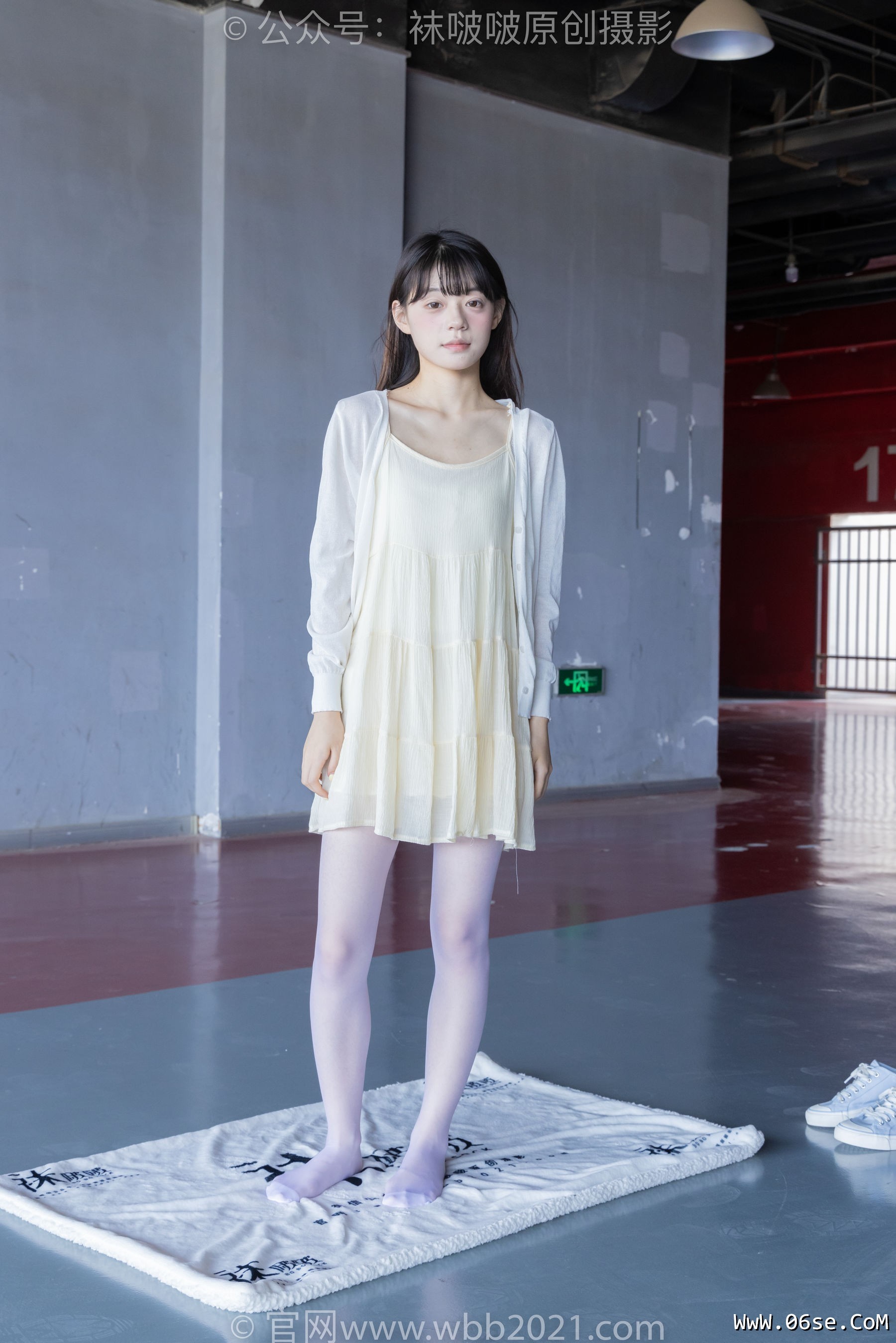 图片[111]-BoBoSocks袜啵啵 No.395 糯米 -板鞋、白丝[145P]-六色网