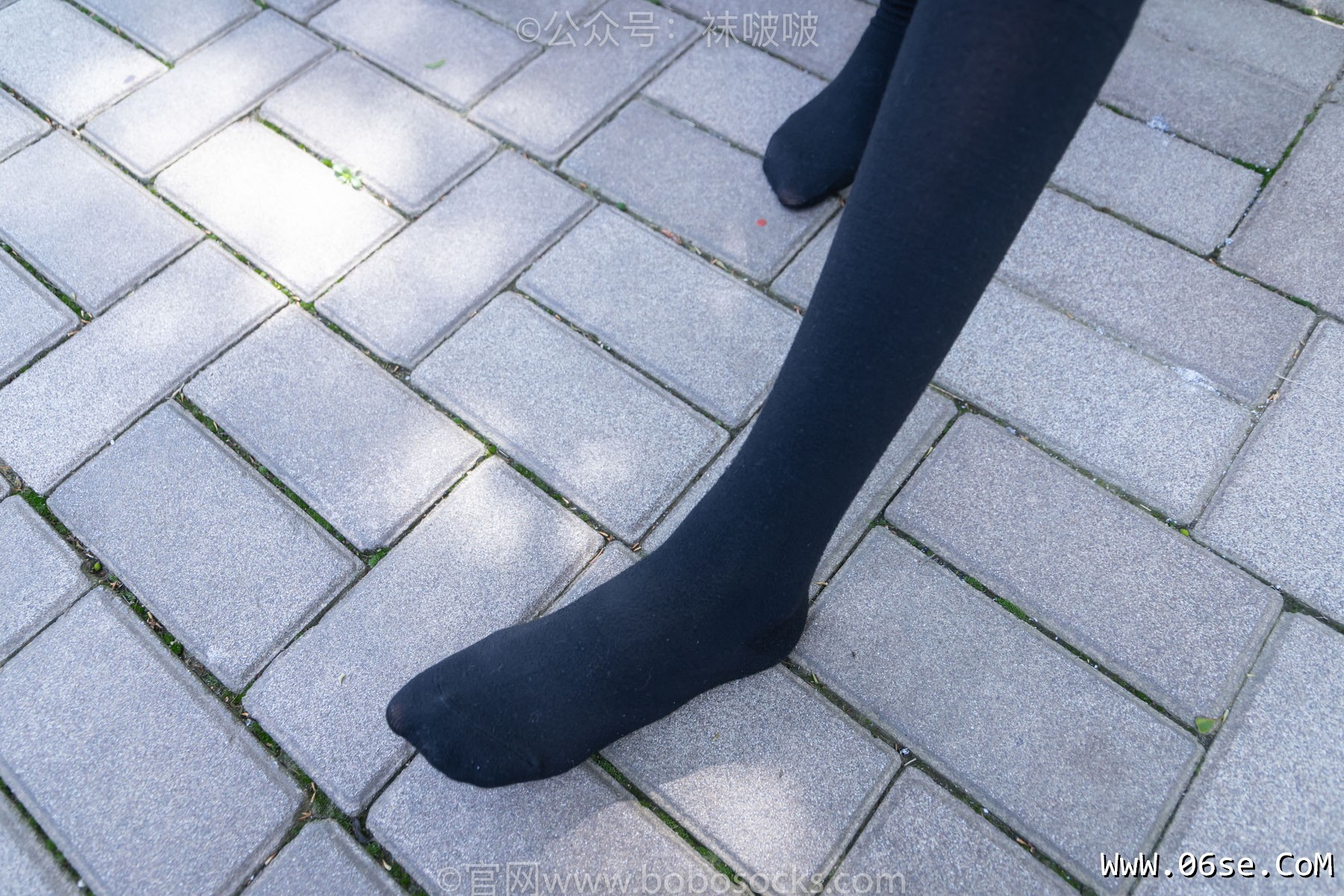 图片[79]-BoBoSocks袜啵啵 No.007 稚予-JK制服、皮鞋、黑色中筒棉袜、肉丝[143P]-六色网