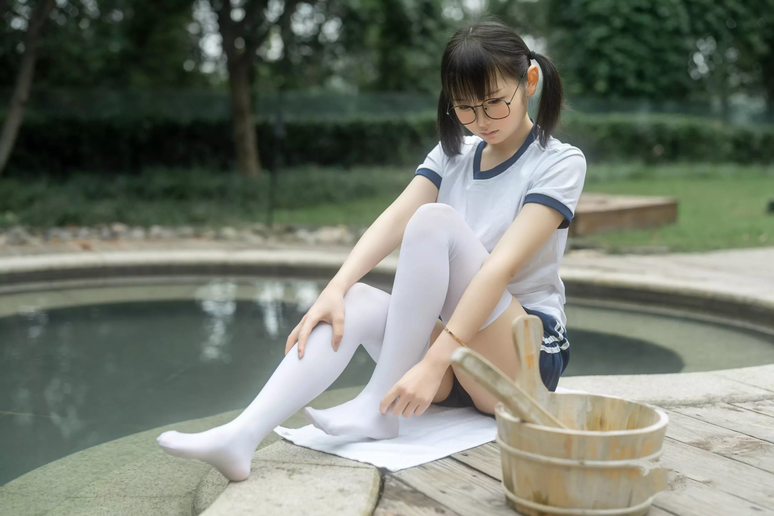 图片[59]-幼水铃衣 – 温泉体操服[85P]-六色网