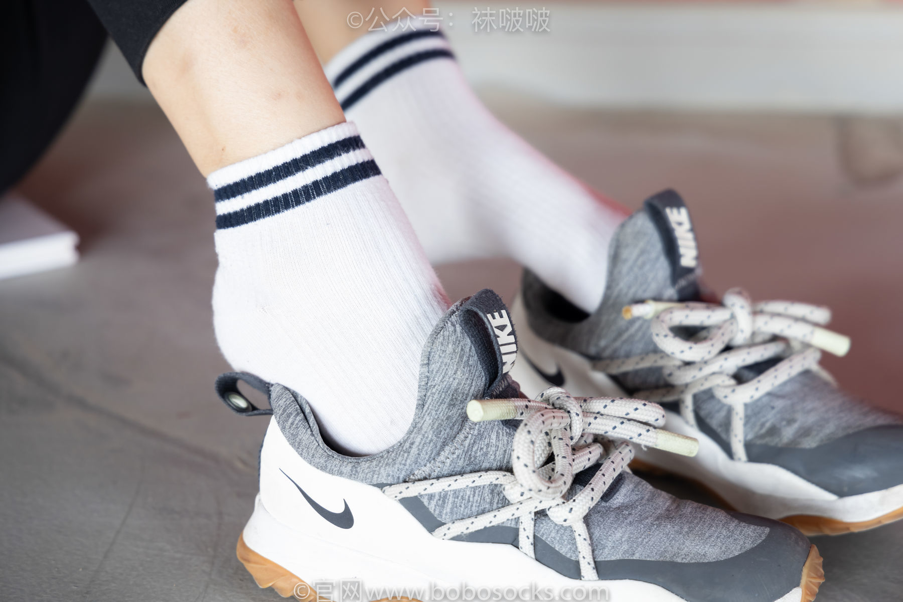 图片[39]-BoBoSocks袜啵啵 No.018 木木-运动鞋、白棉袜、裸足[136P]-六色网
