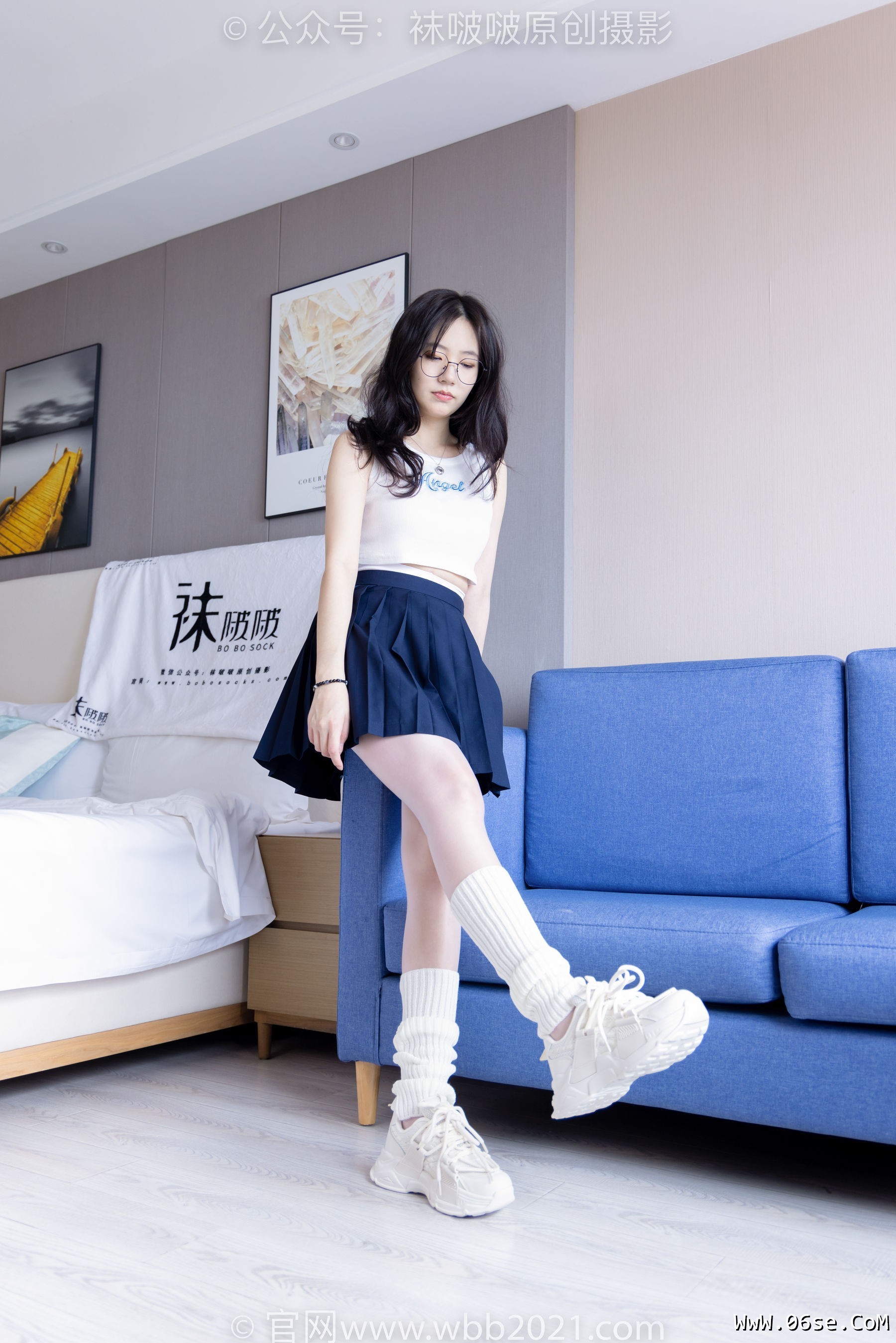 图片[119]-BoBoSocks袜啵啵 No.305 小甜豆 -运动鞋、人字拖、袜套、油亮白丝[140P]-六色网