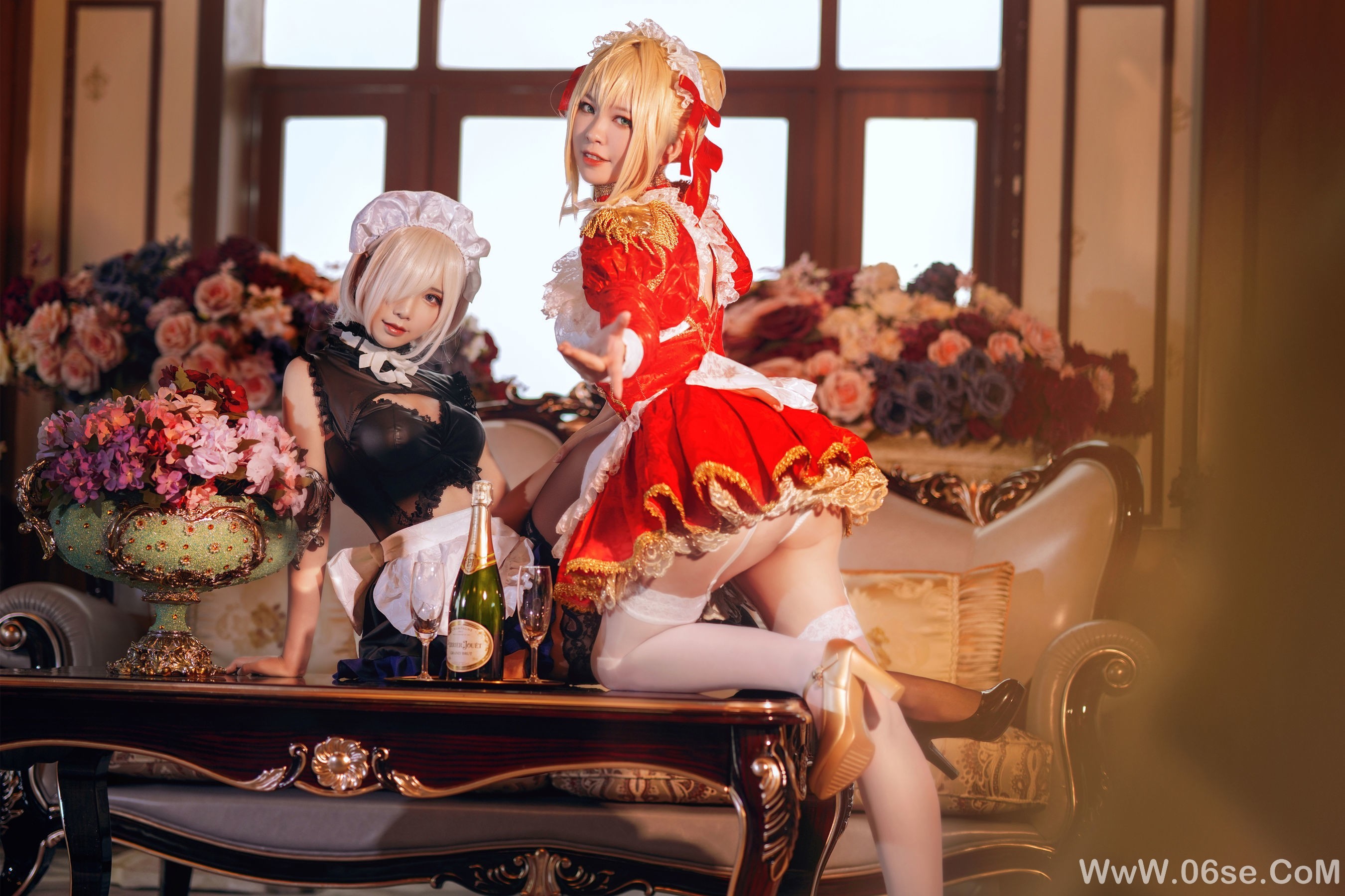 图片[2]-半半子&面饼仙儿 Claudius x Kyrielight Maid[22P]-六色网