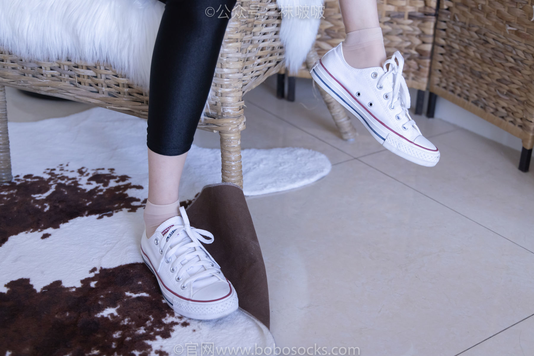 图片[62]-BoBoSocks袜啵啵 No.044 稚予-贝壳头、匡威帆布鞋、短肉丝[154P]-六色网