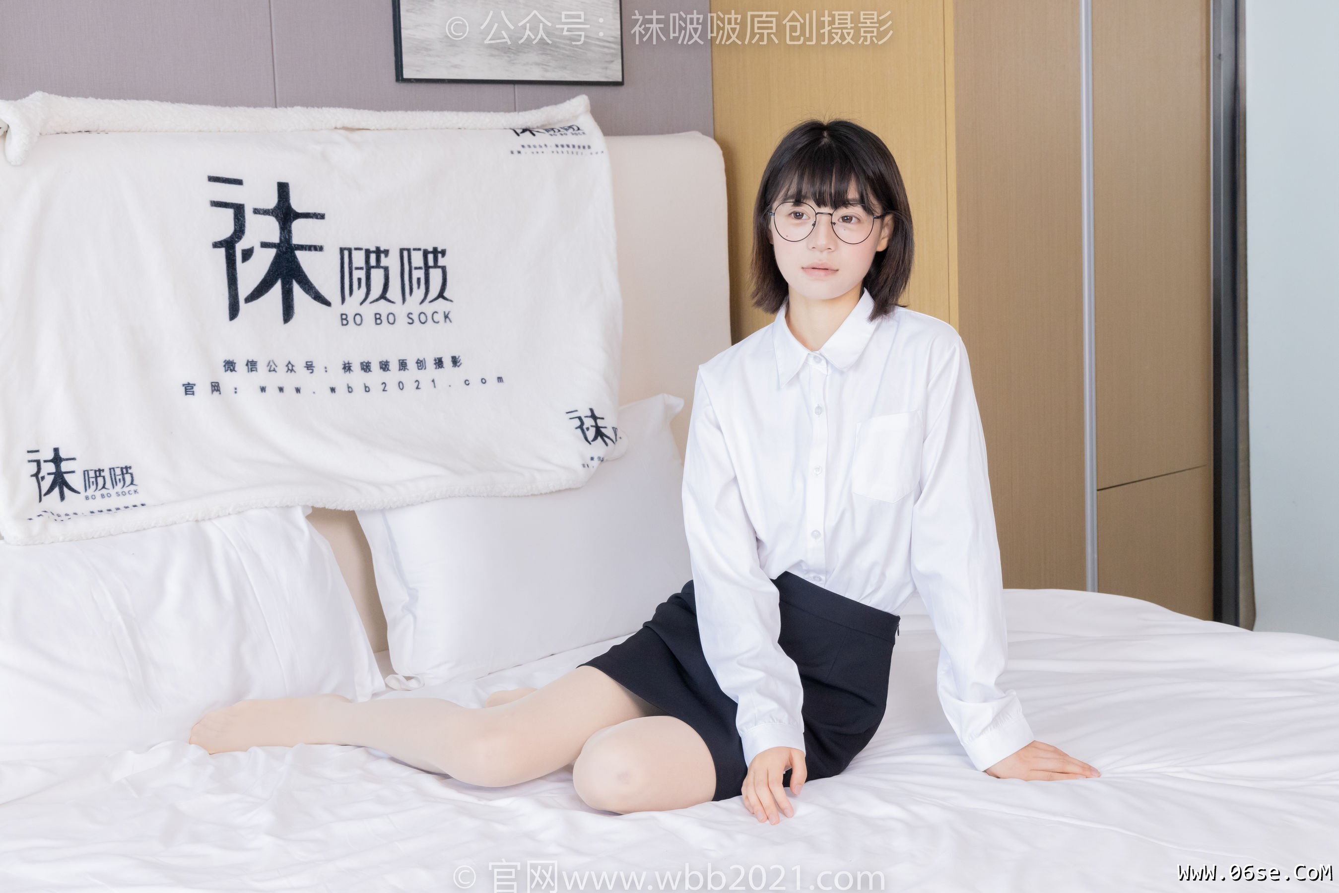 图片[25]-BoBoSocks袜啵啵 No.436 糯米 -OL制服、两双平底鞋、薄黑丝、厚肉丝[150P]-六色网