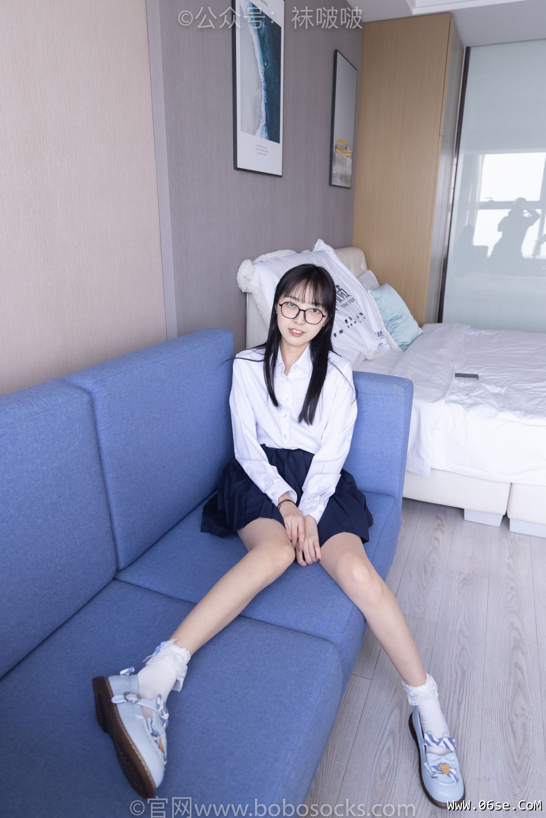 图片[12]-BoBoSocks袜啵啵 No.070 稚予-皮鞋、拖鞋、过膝袜、白棉袜[148P]-六色网