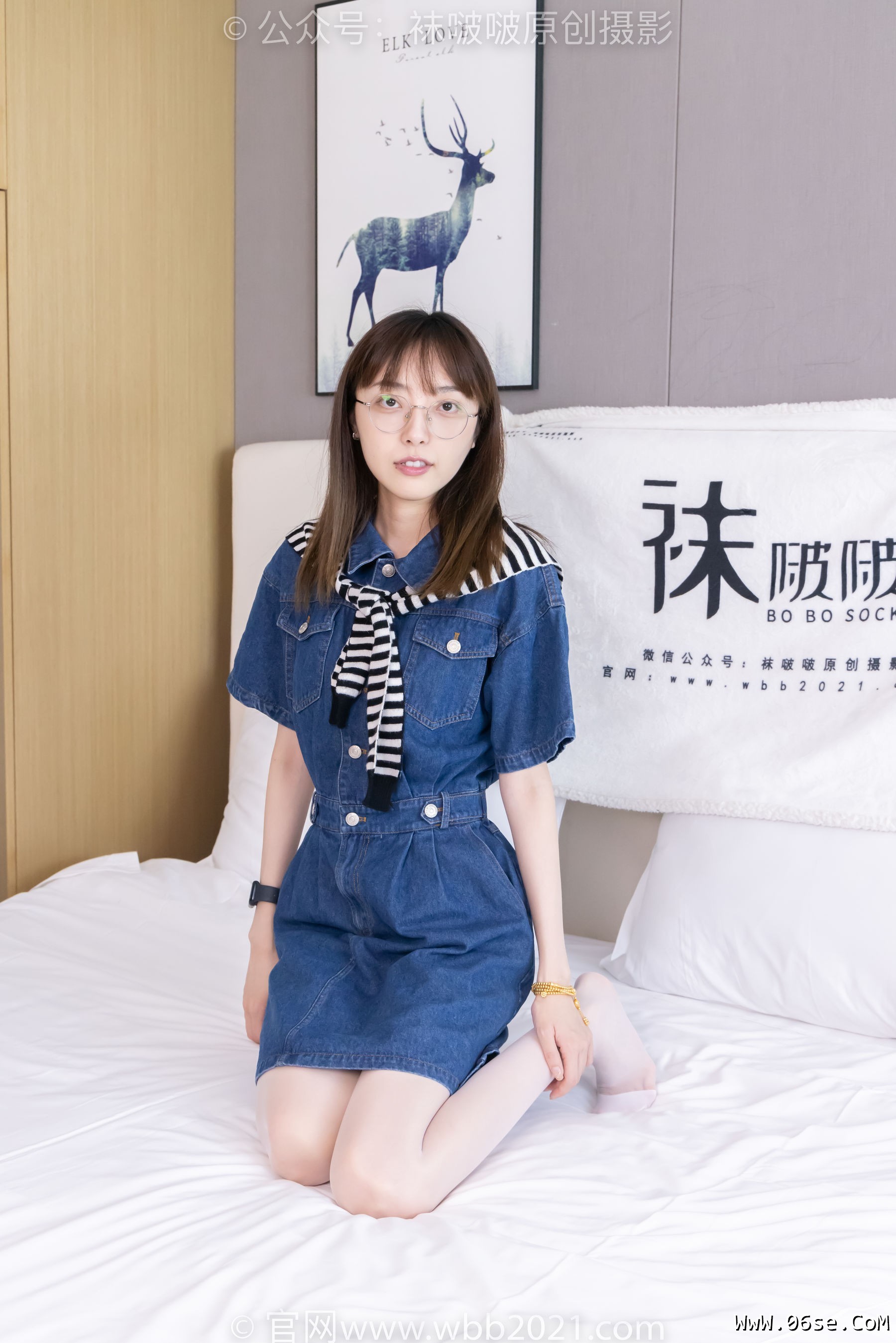 图片[109]-BoBoSocks袜啵啵 No.435 稚予 -板鞋、运动鞋、白丝、肉丝[150P]-六色网