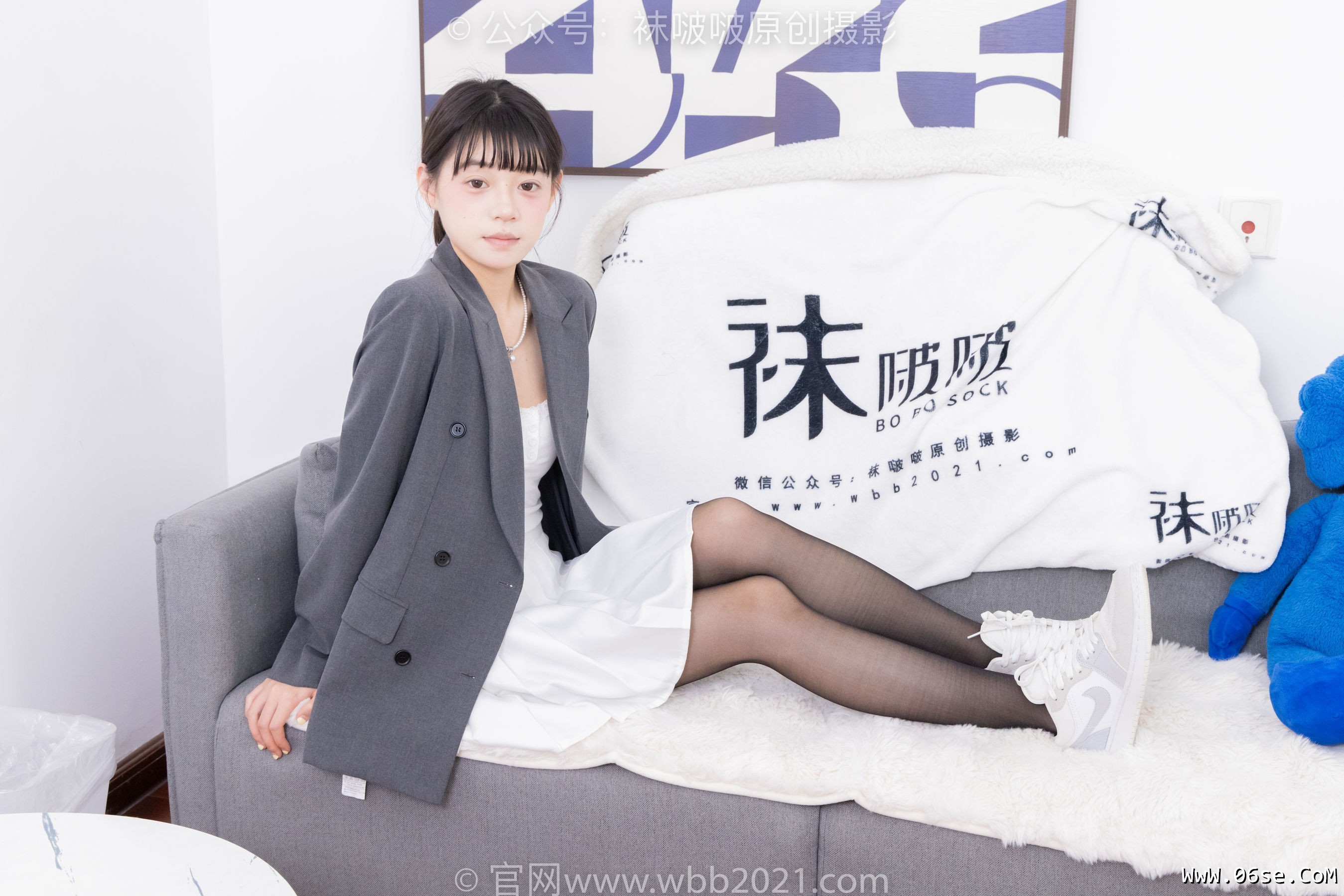图片[68]-BoBoSocks袜啵啵 No.404 糯米 -板鞋、黑丝、ol风[145P]-六色网