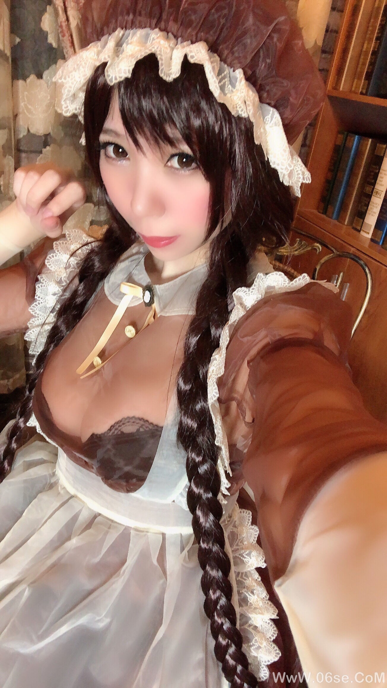图片[38]-二次元巨乳美女鹿野希 透明女仆[97P]-六色网