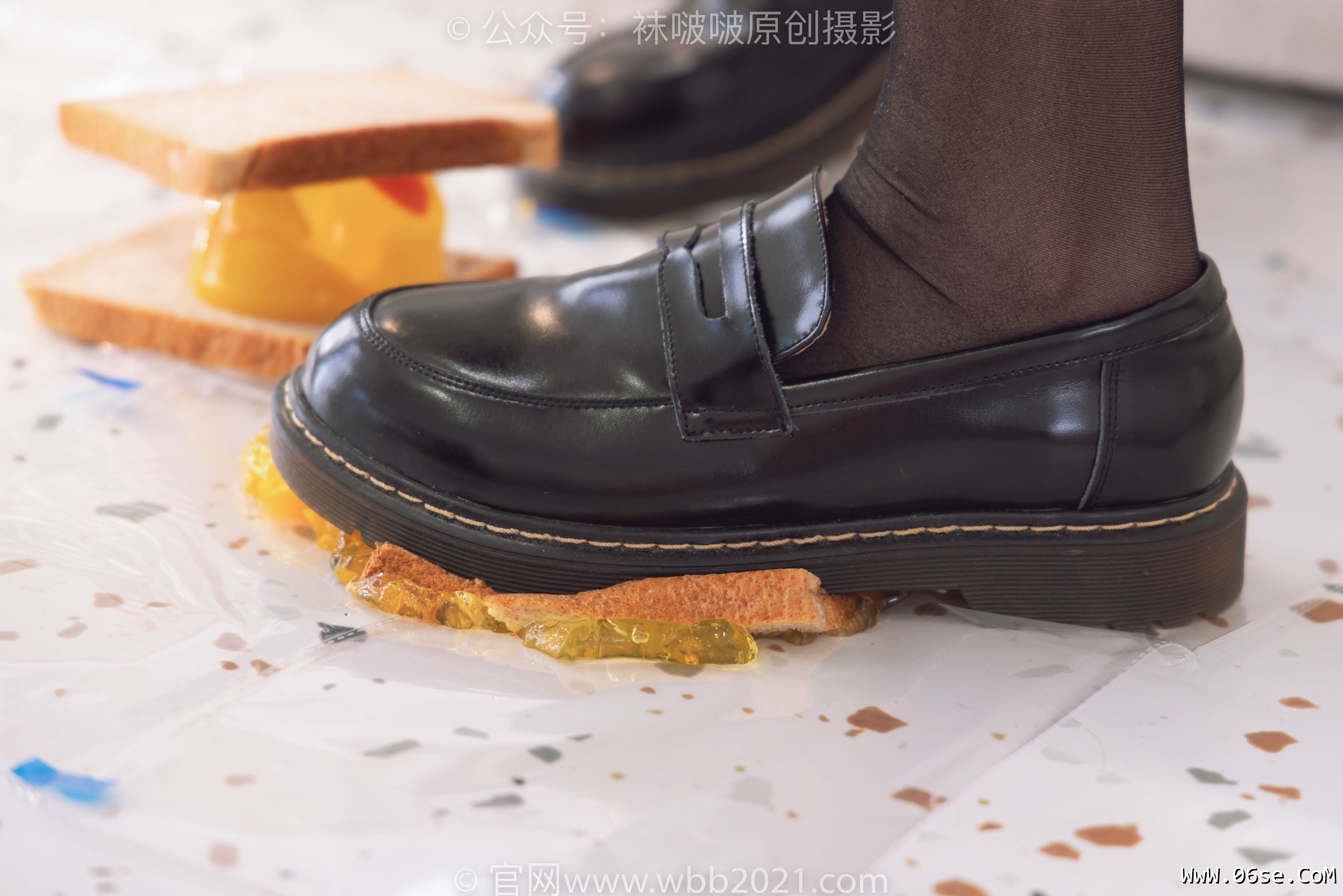 图片[15]-BoBoSocks袜啵啵 No.381 小甜豆 -皮鞋、黑丝大腿袜、裸足[140P]-六色网