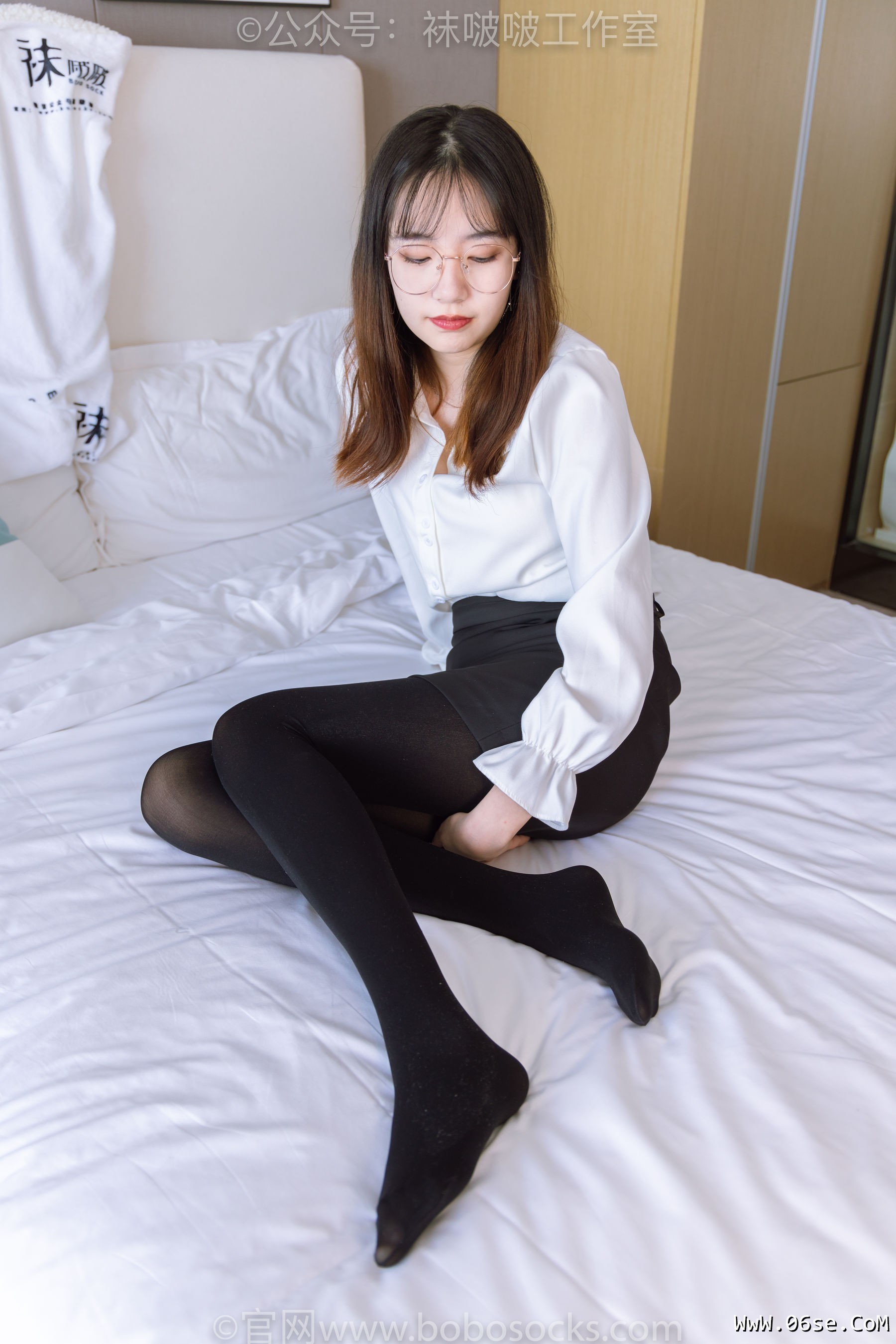 图片[75]-BoBoSocks袜啵啵 No.090 小甜豆-高跟鞋、厚黑丝[140P]-六色网
