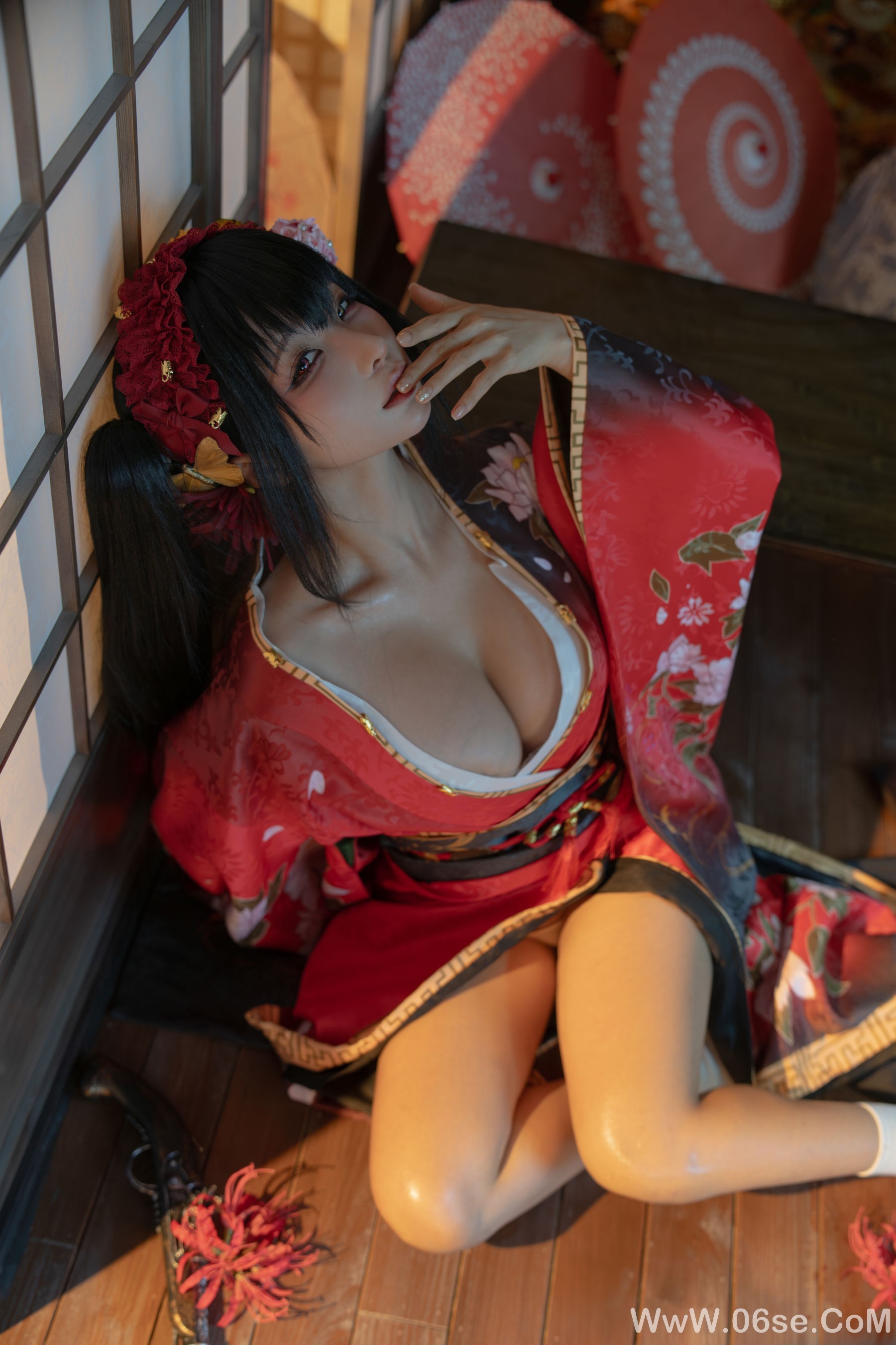 图片[2]-动漫博主蠢沫沫 – 狂三和服[147P]-六色网
