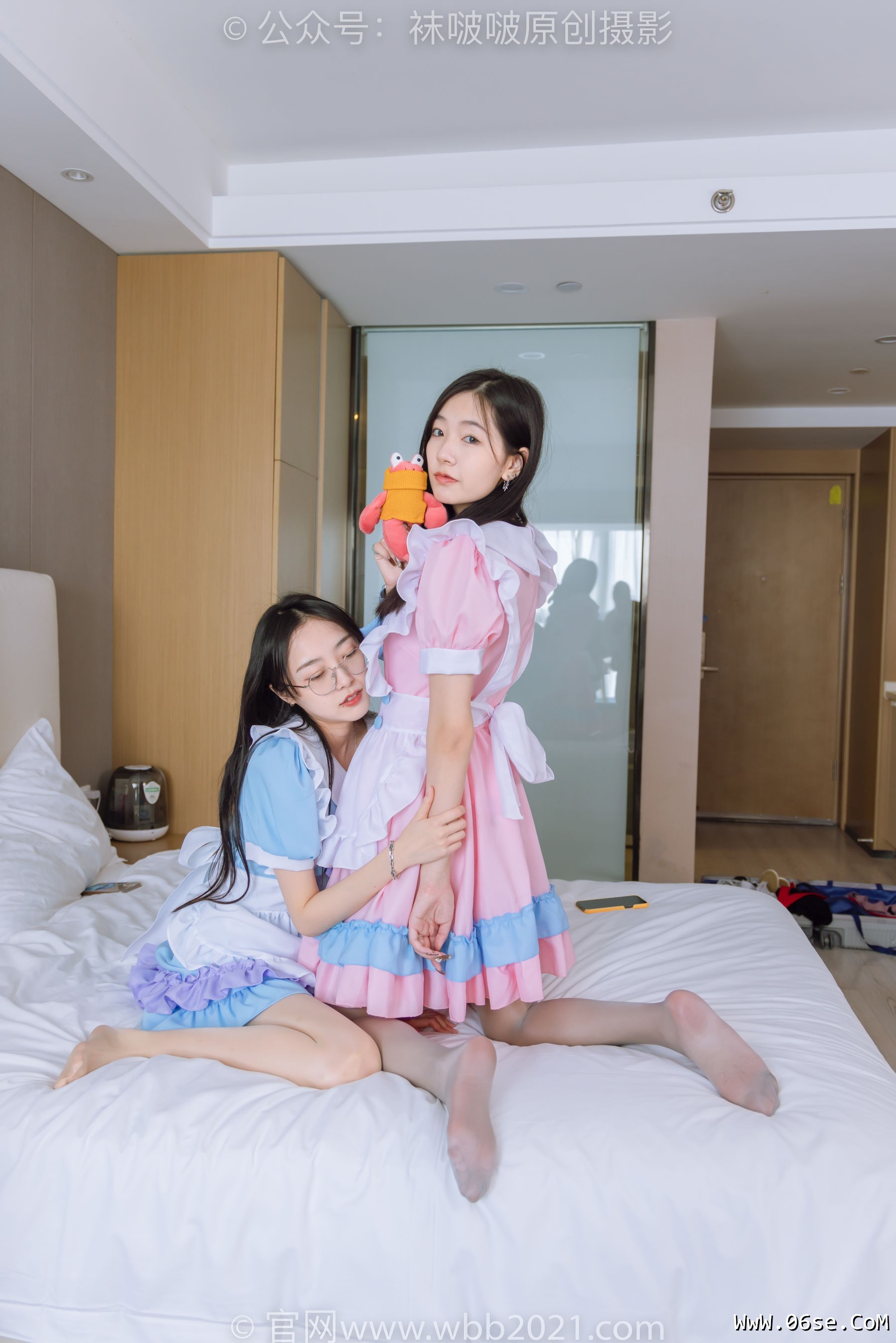 图片[85]-BoBoSocks袜啵啵 No.314 小甜豆&稚予 -2024元旦快乐！[200P]-六色网