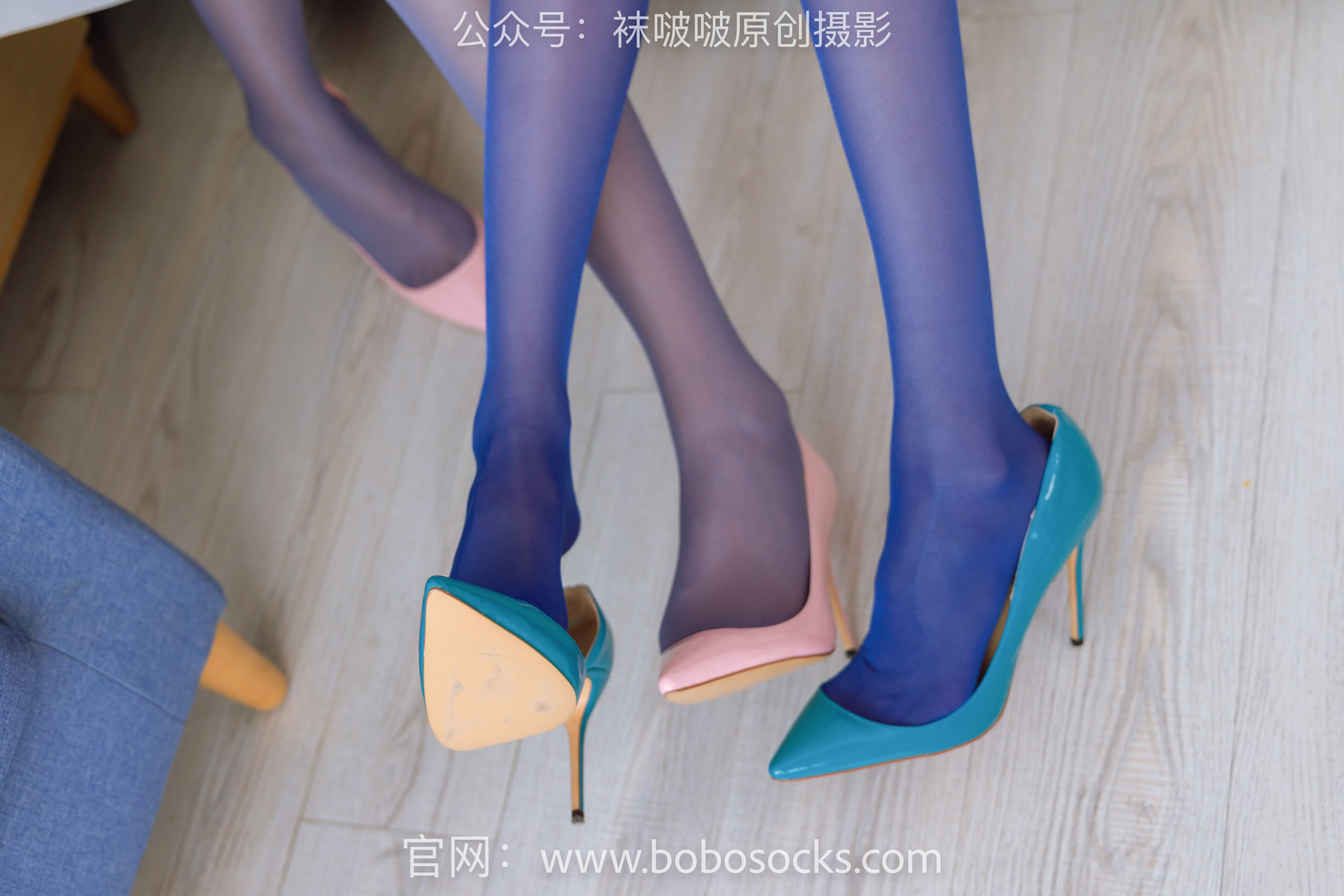图片[200]-BoBoSocks袜啵啵 No.166 小甜豆稚予-板鞋、运动鞋、高跟鞋、白棉袜、蓝丝[218P]-六色网