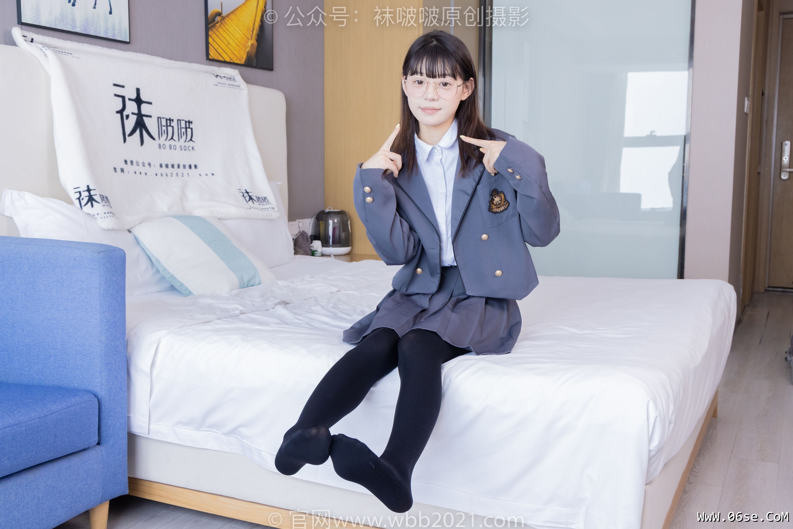图片[28]-BoBoSocks袜啵啵 No.402 糯米 -皮鞋、厚黑丝、学院jk[140P]-六色网