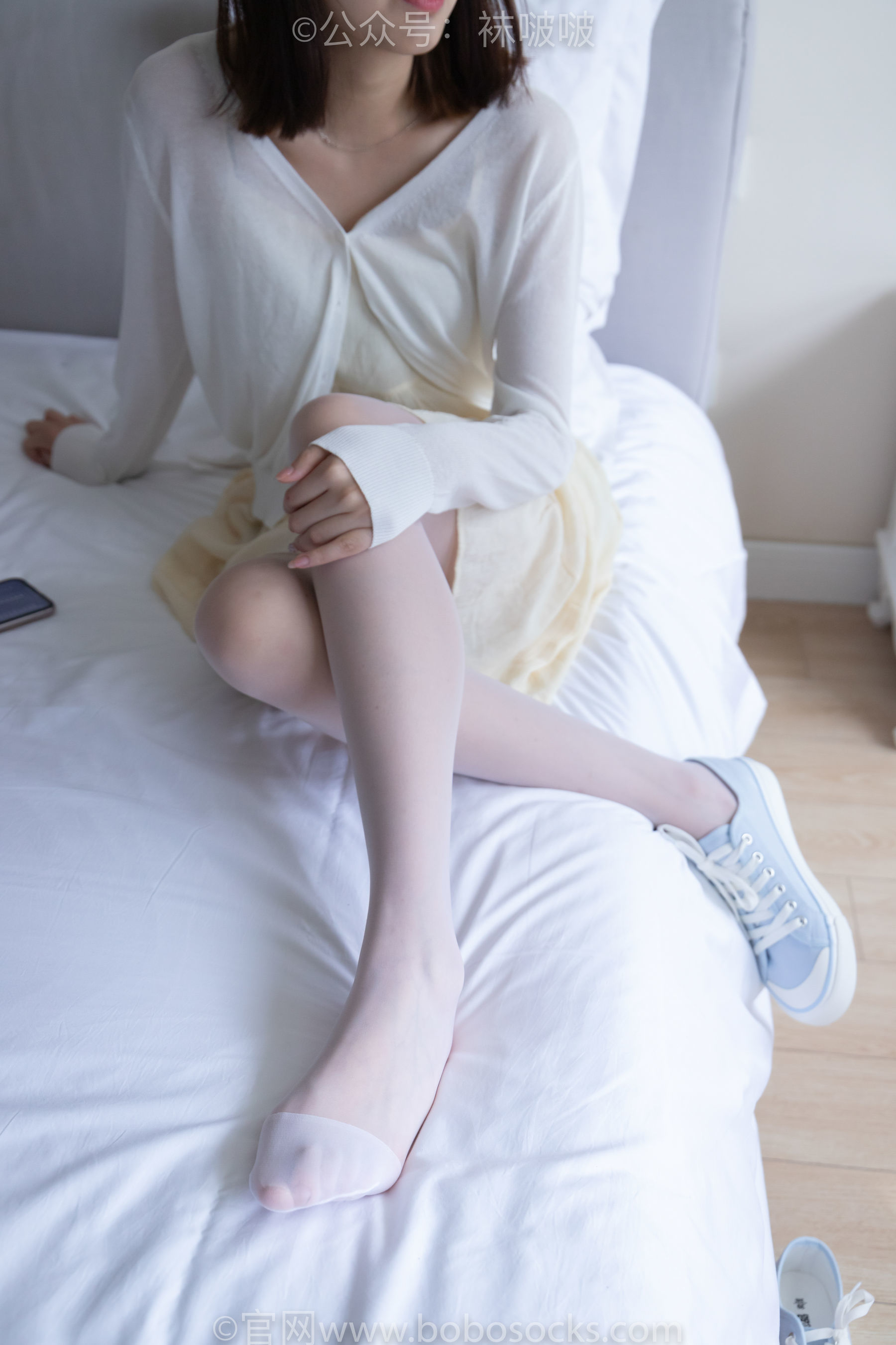 图片[53]-BoBoSocks袜啵啵 No.005 小甜豆-帆布鞋、薄白丝[133P]-六色网