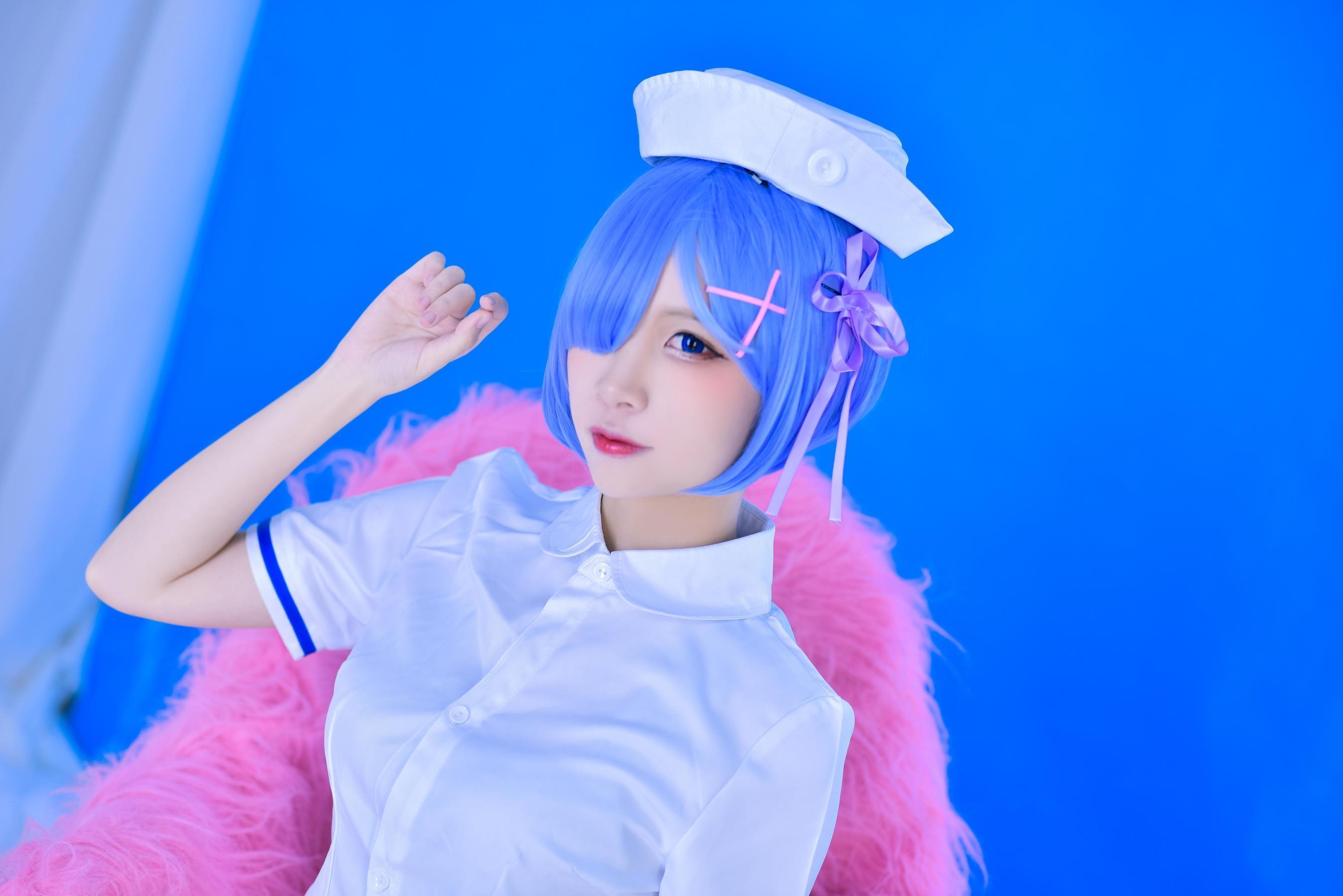 人气Coser二佐Nisa 蕾姆护士[31P]-六色网