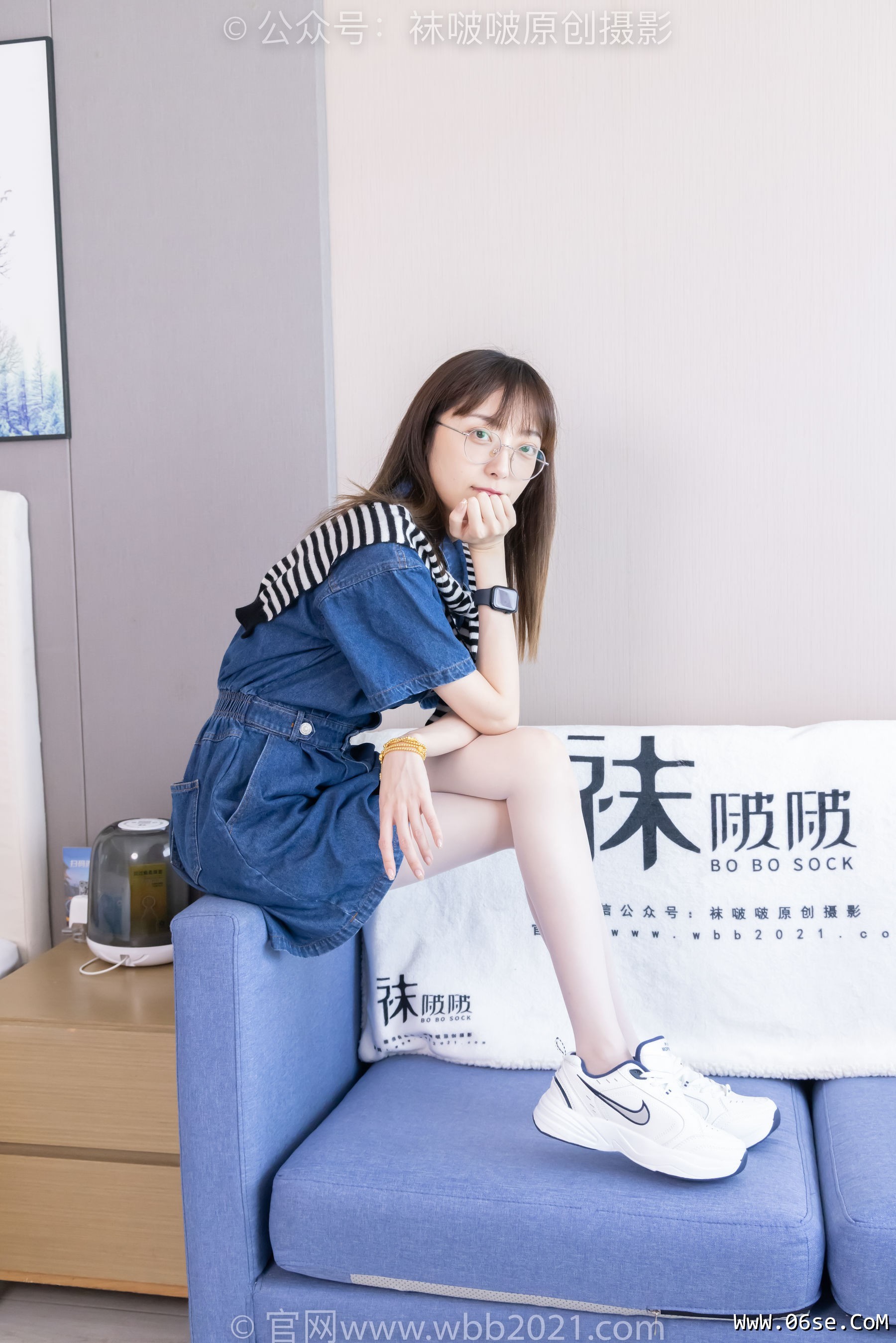 图片[35]-BoBoSocks袜啵啵 No.435 稚予 -板鞋、运动鞋、白丝、肉丝[150P]-六色网