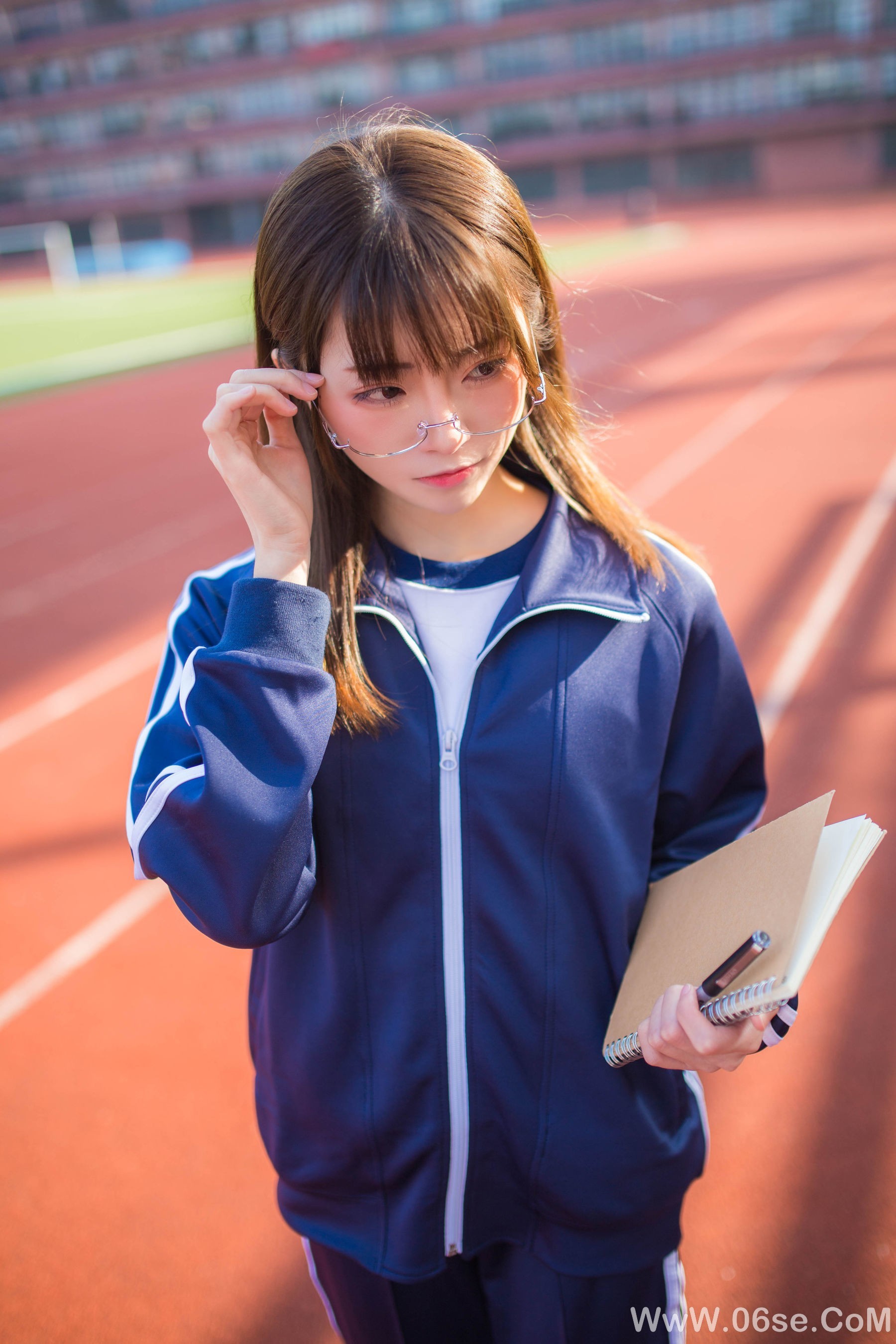 图片[4]-动漫博主Kitaro_绮太郎 蓝色运动服女孩[13P]-六色网
