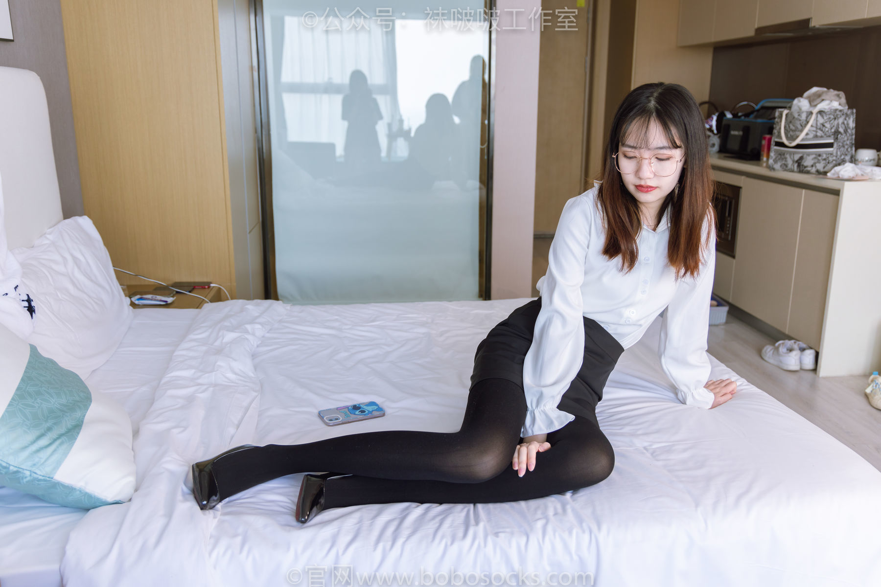 图片[36]-BoBoSocks袜啵啵 No.090 小甜豆-高跟鞋、厚黑丝[140P]-六色网