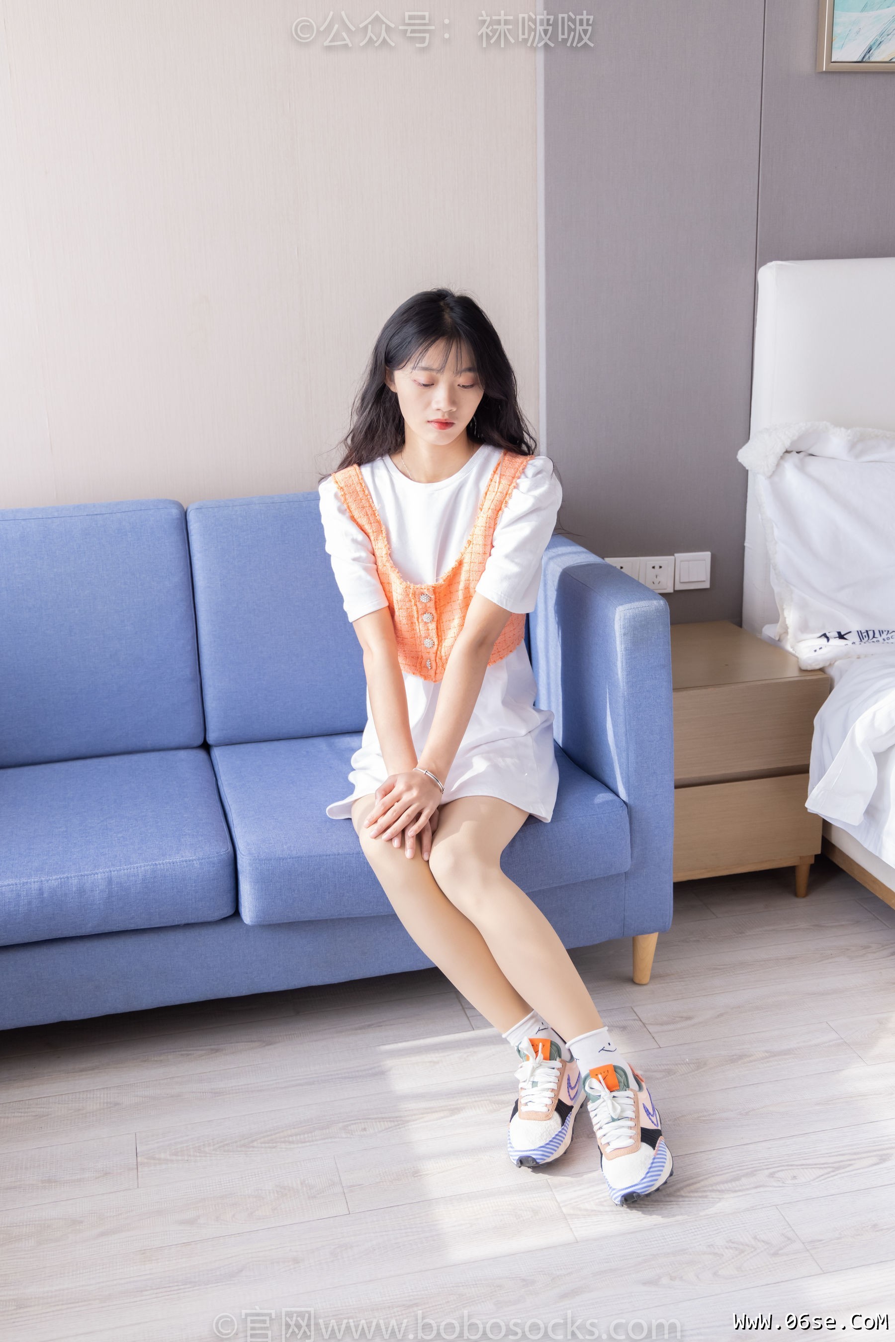 图片[10]-BoBoSocks袜啵啵 No.062 涵涵-运动鞋、白棉袜、厚肉丝[145P]-六色网
