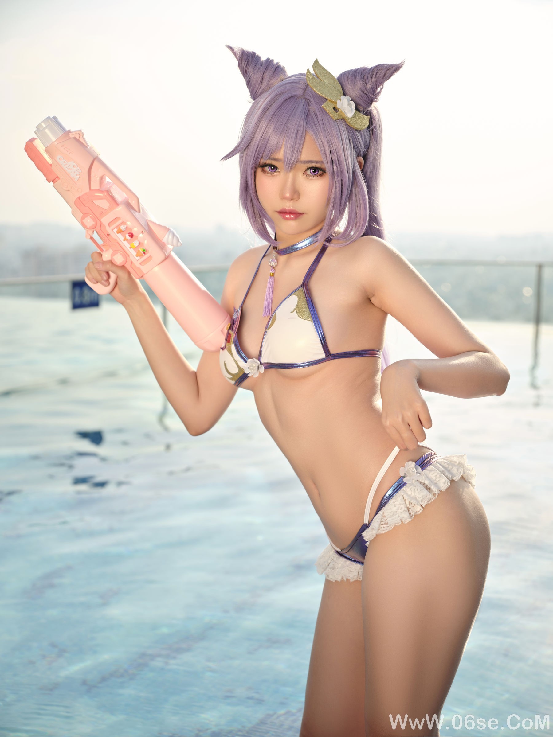 ZinieQ - Keqing Bikini[15P]-六色网