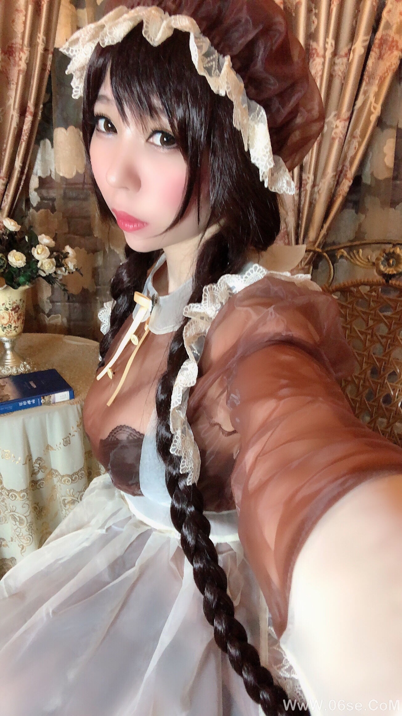 图片[37]-二次元巨乳美女鹿野希 透明女仆[97P]-六色网