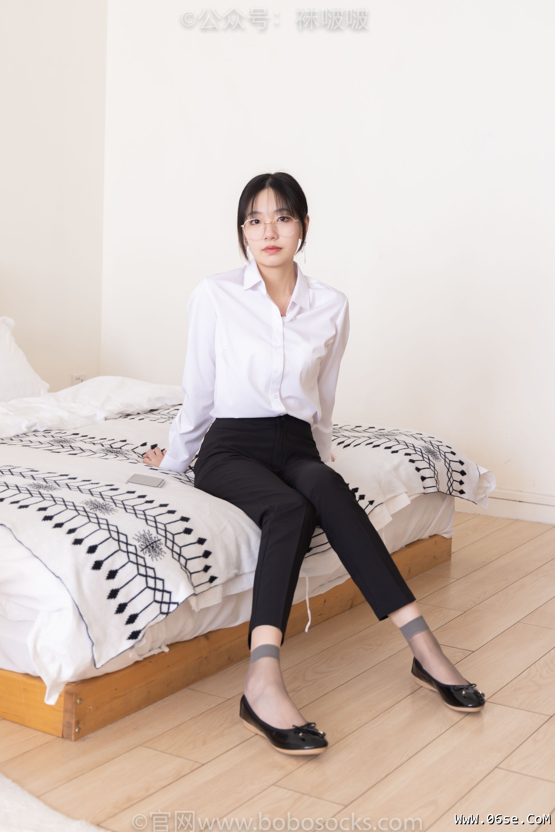 图片[7]-BoBoSocks袜啵啵 No.085 小甜豆-平底鞋、短灰丝、短肉丝[140P]-六色网
