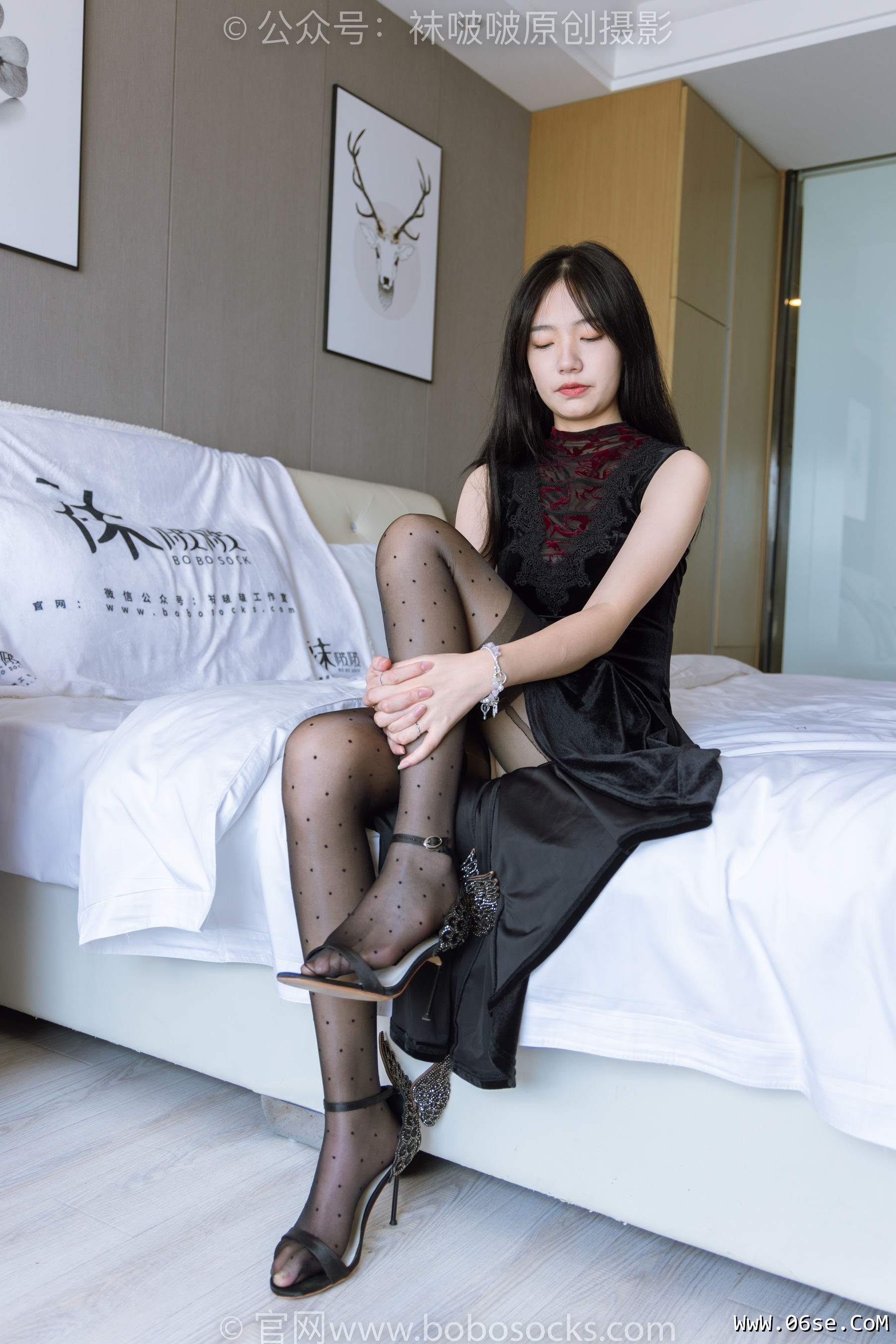 图片[35]-BoBoSocks袜啵啵 No.175 小甜豆-高跟鞋、黑丝 脚尖透明款[140P]-六色网