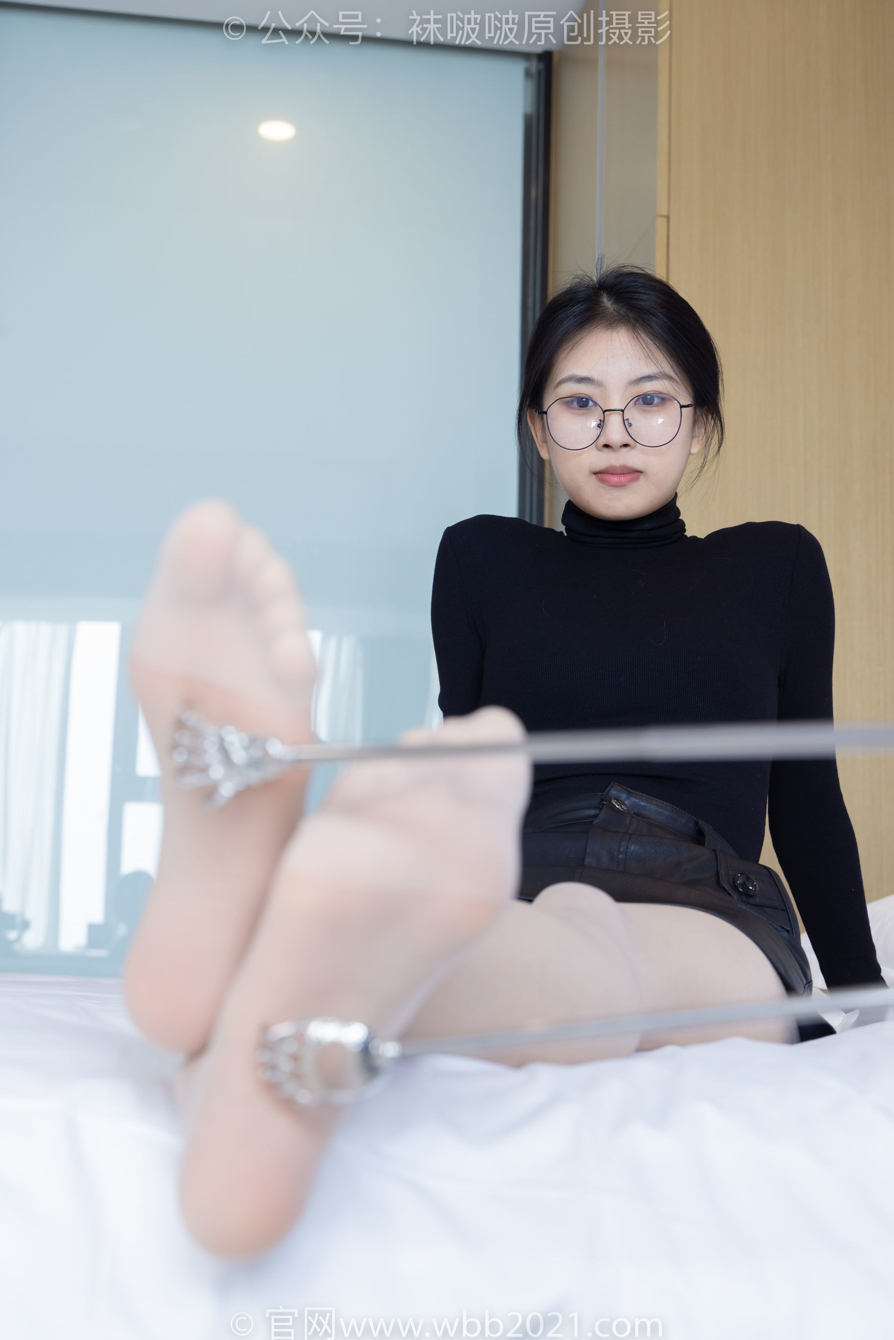 图片[18]-BoBoSocks袜啵啵 No.342 奶油 -平底鞋、肉丝、老头乐挠脚心剧情[140P]-六色网