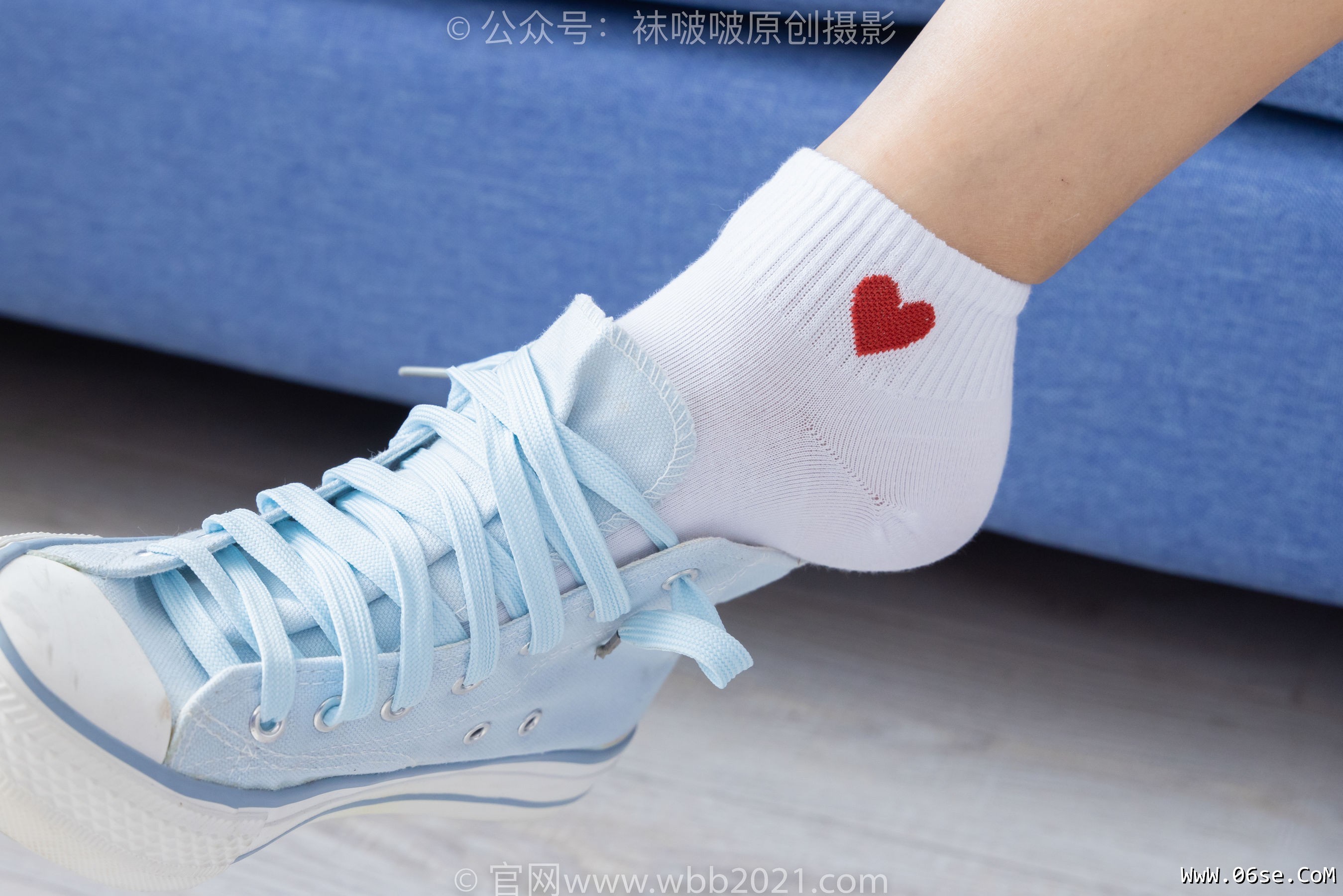 图片[124]-BoBoSocks袜啵啵 No.301 奶油 -两双板鞋、白棉袜、短黑丝、裸足[240P]-六色网