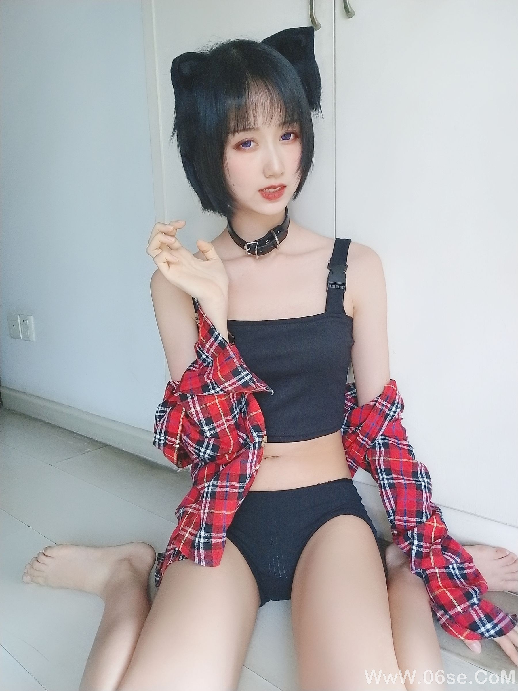 图片[21]-萌系小姐姐木绵绵OwO 不良猫[44P]-六色网