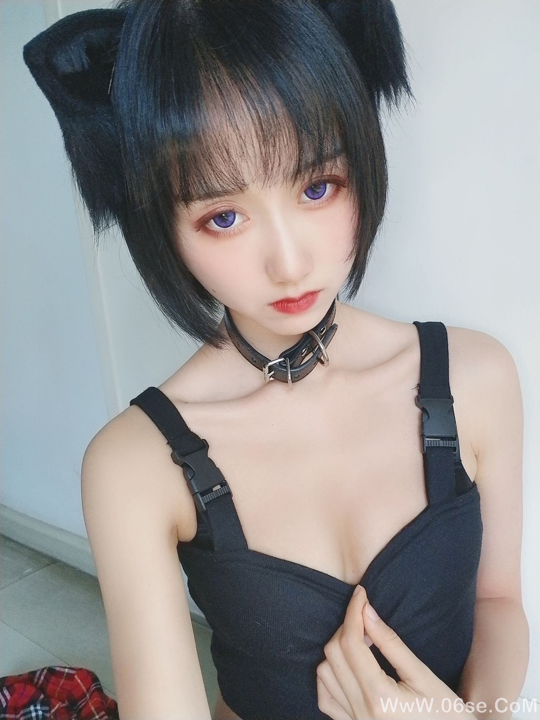 图片[18]-萌系小姐姐木绵绵OwO 不良猫[44P]-六色网