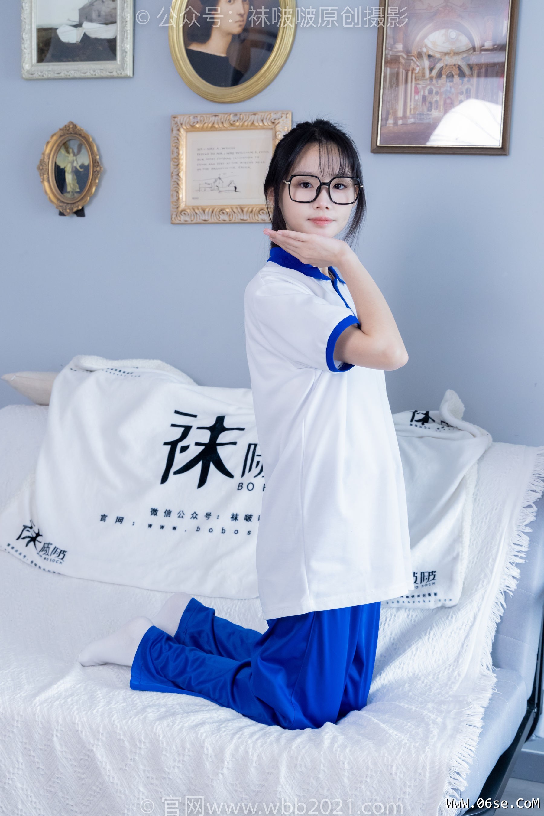 图片[117]-BoBoSocks袜啵啵 No.351 甜甜圈 -板鞋、白棉袜、肉丝、校服裤里丝[150P]-六色网